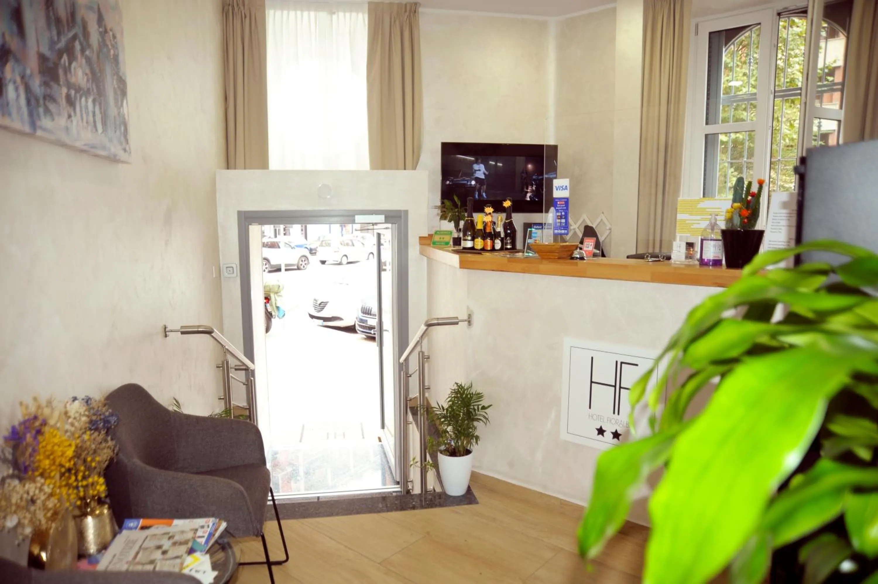 Lobby or reception in Hotel Fioralba