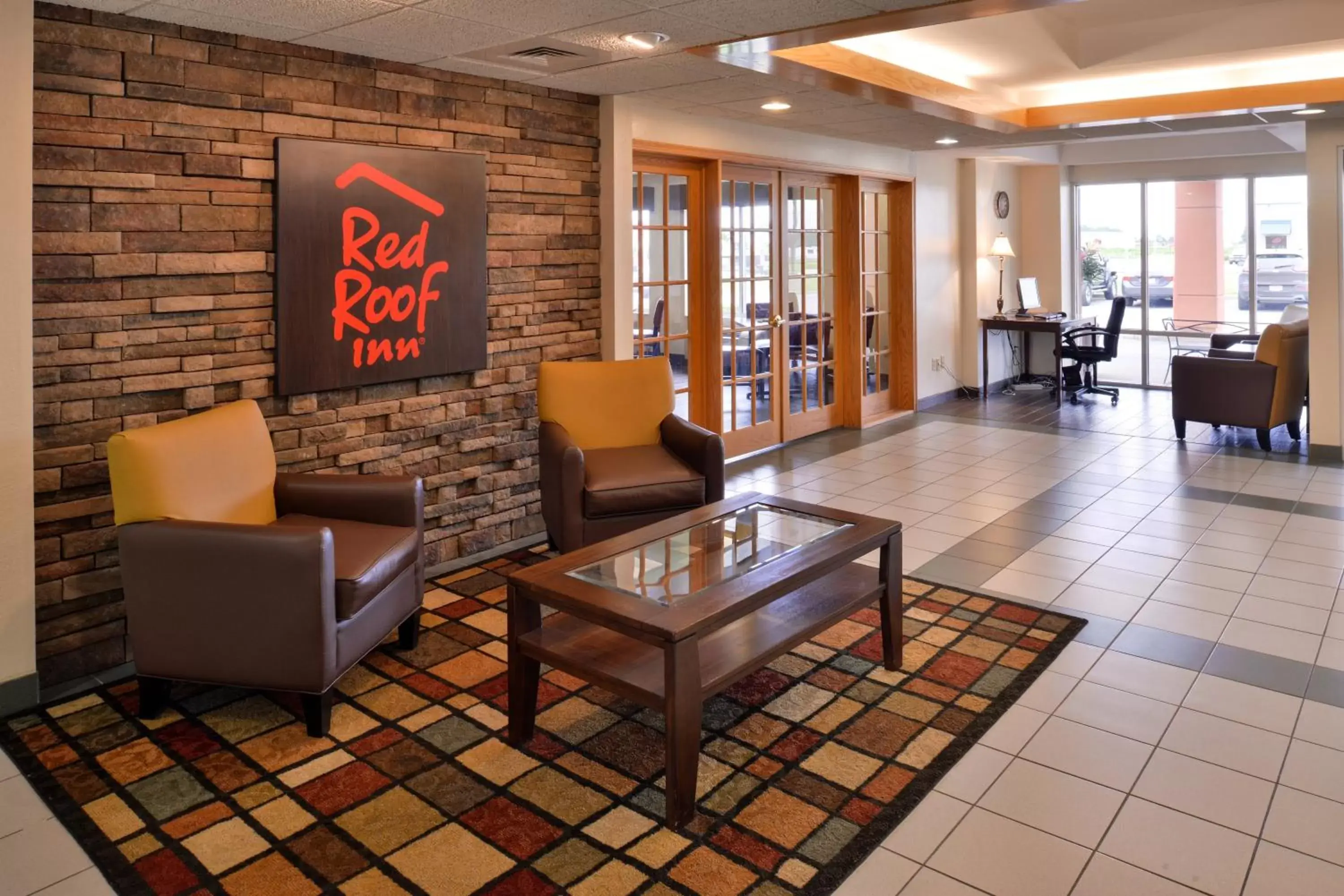Lobby or reception in Red Roof Inn Clyde Lobby or reception in Red Roof Inn Clyde