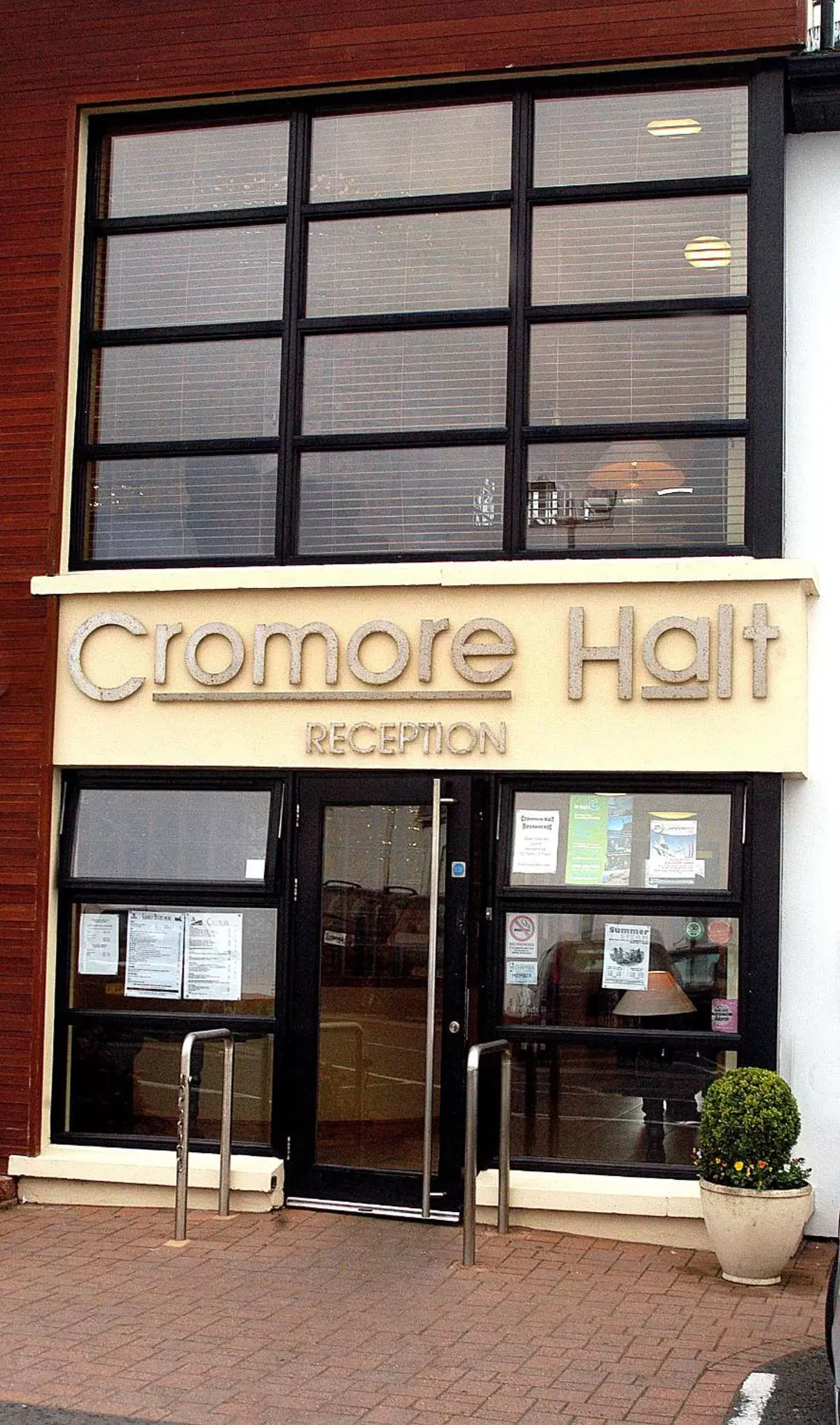 Facade/entrance in Cromore Halt