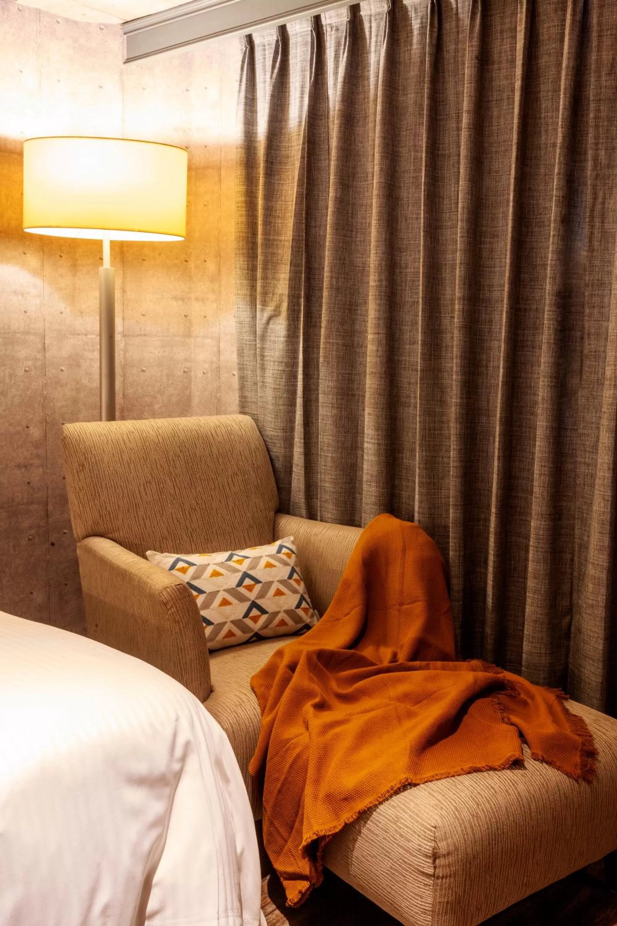 Seating area, Bed in CU Hotel Kaohsiung