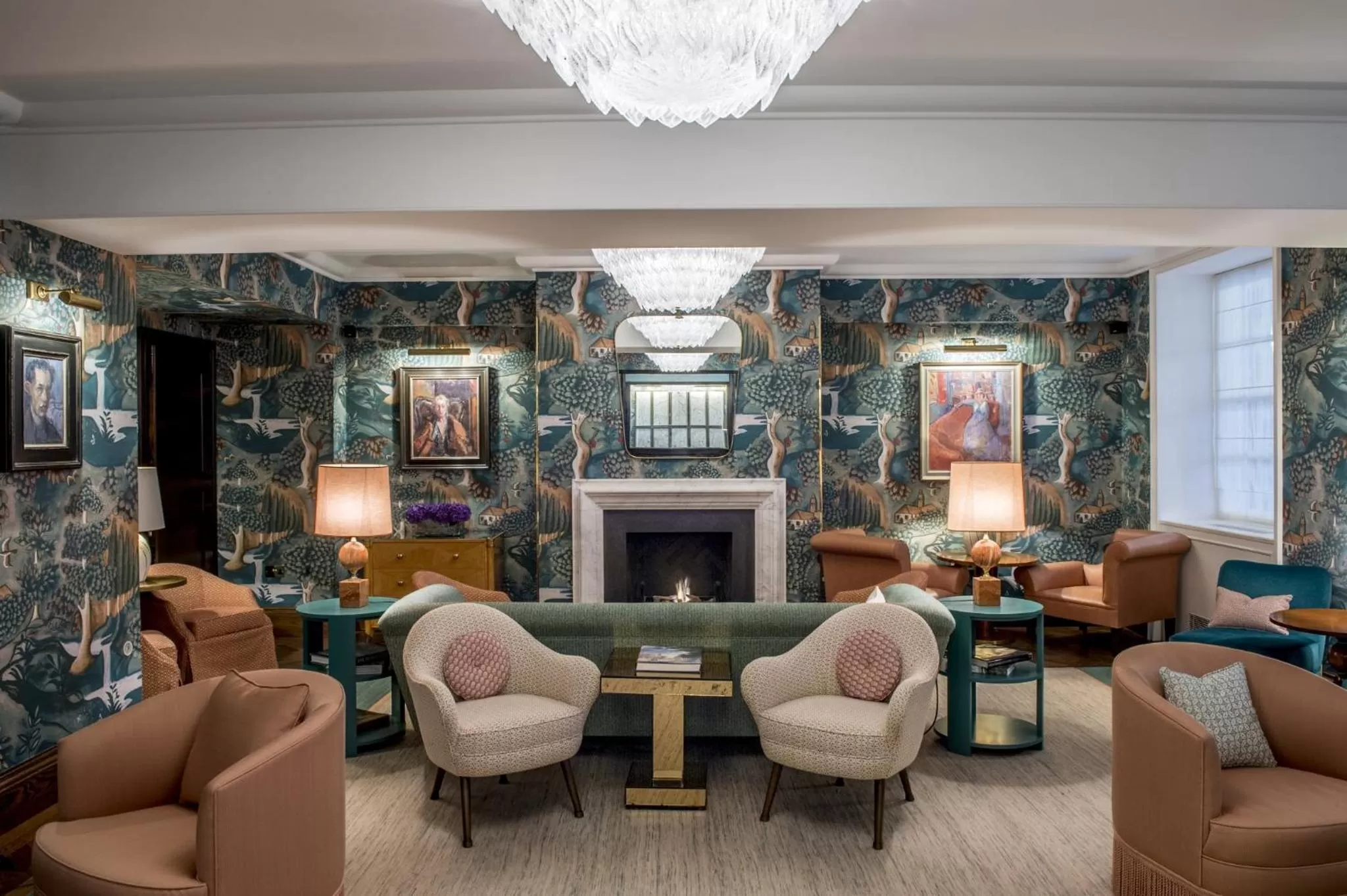 Lobby or reception in The Bloomsbury Hotel