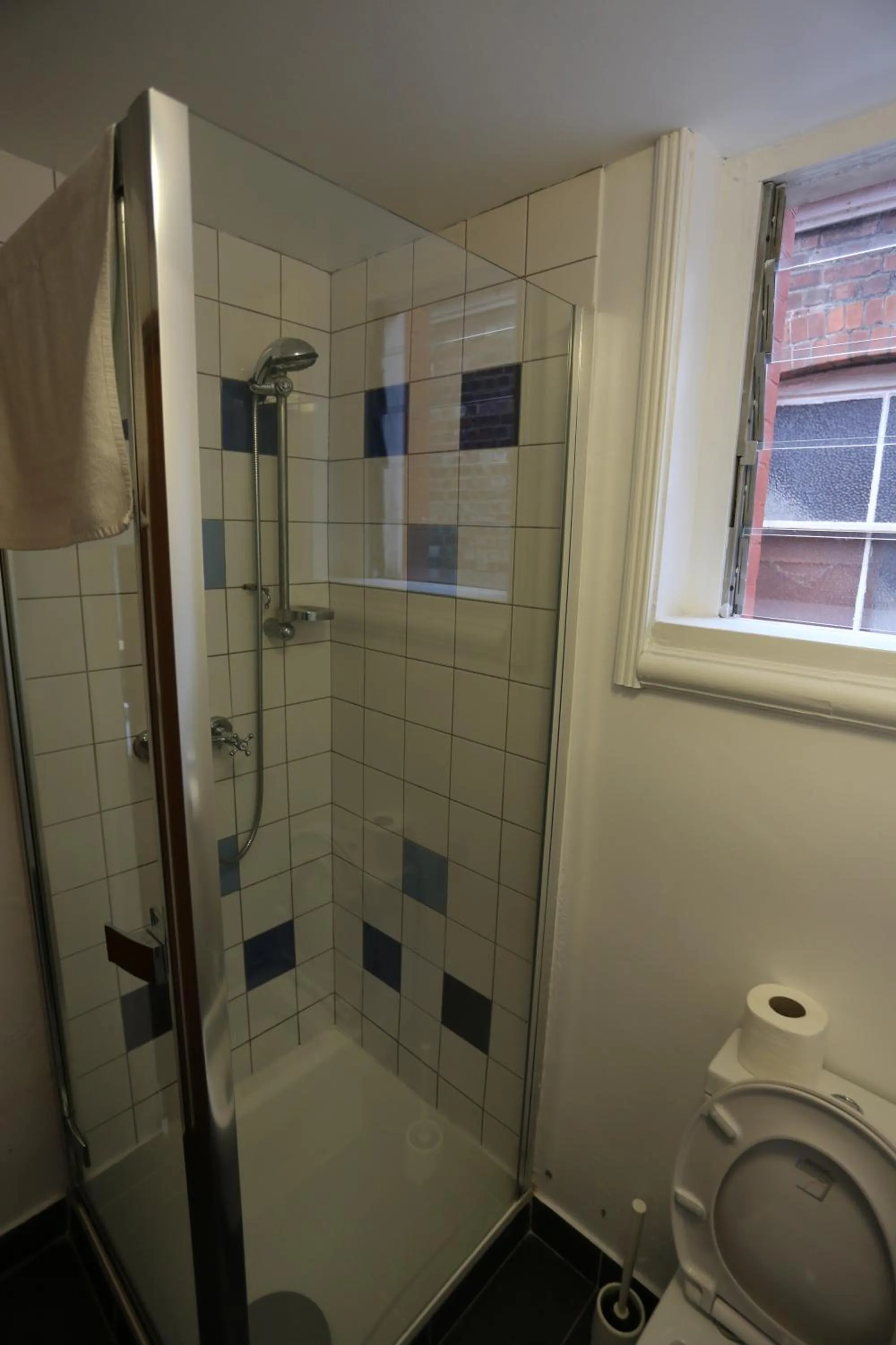 Shower in Charlie Hotel