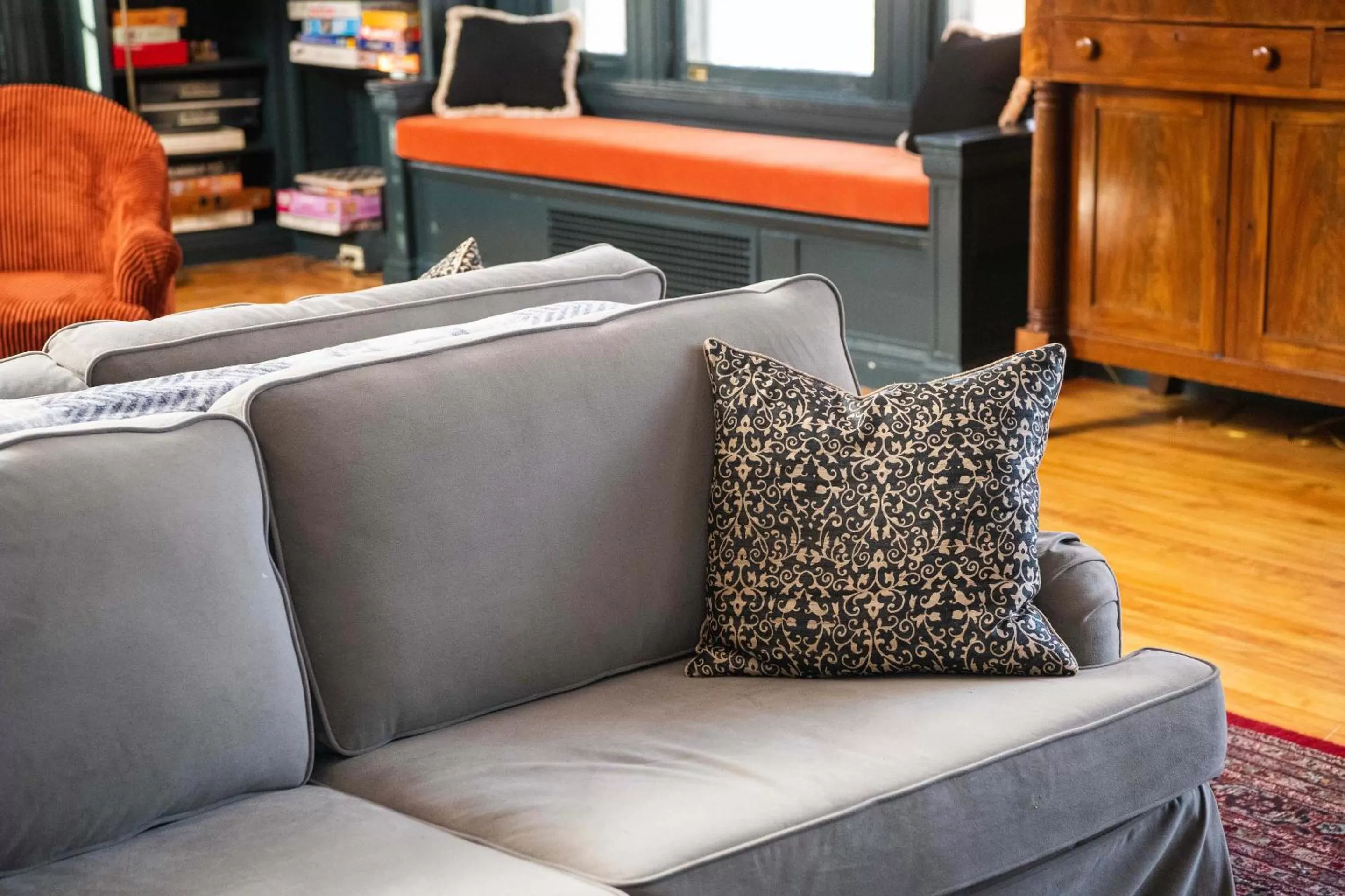 Seating area in The Dewey by The Lenox Collection