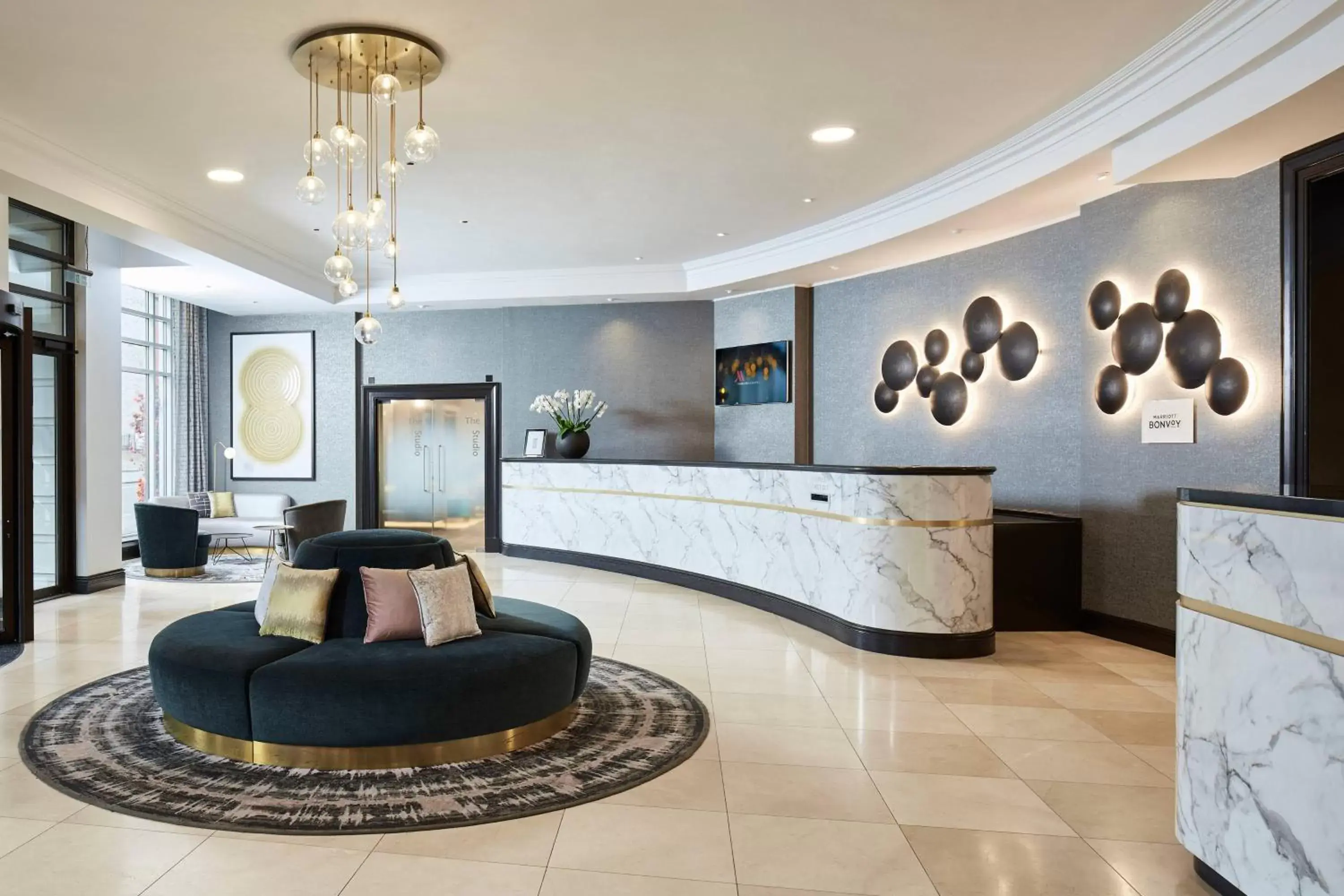 Lobby or reception, Lobby/Reception in London Marriott Hotel Maida Vale