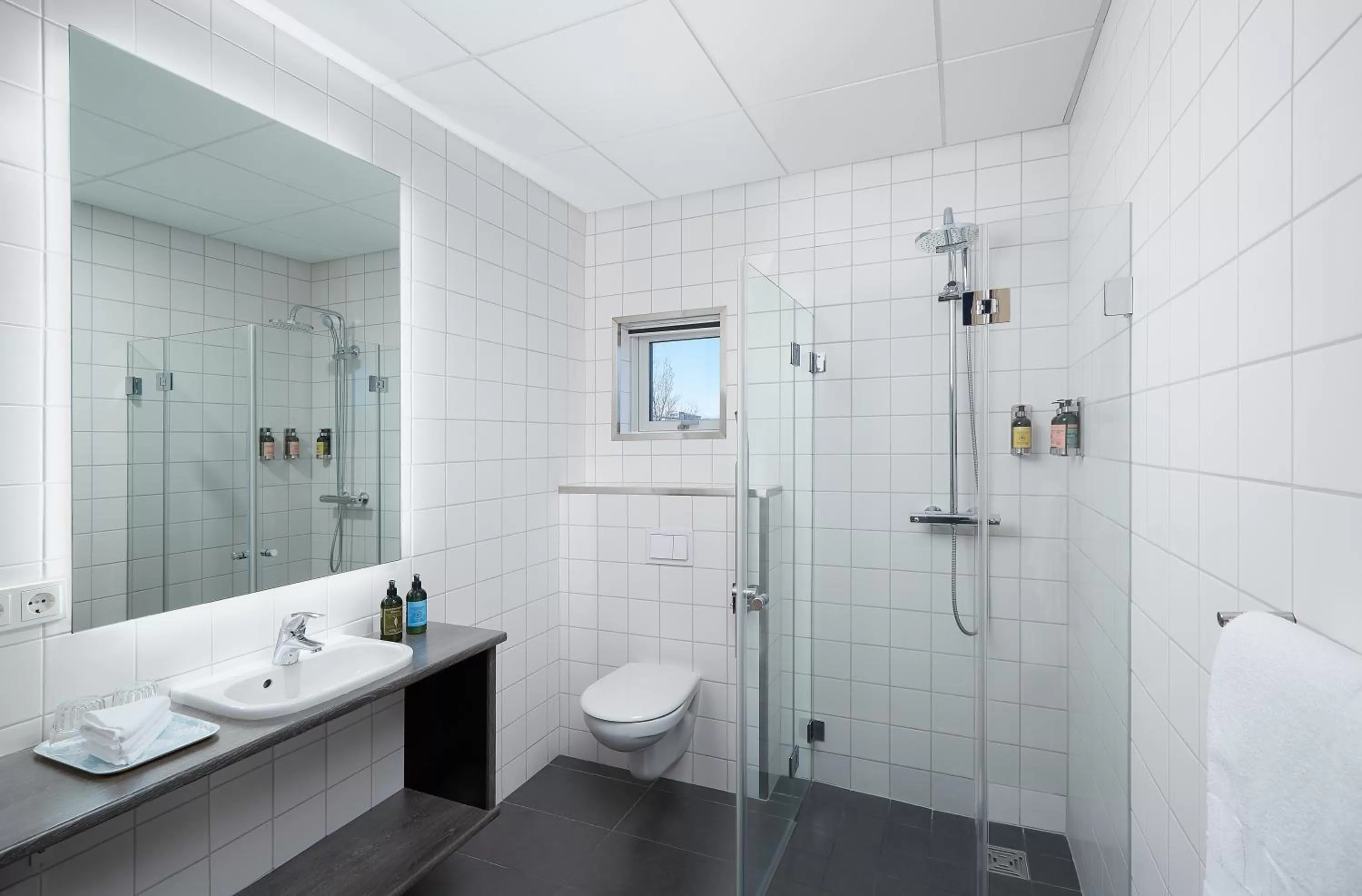 Shower in Alda Hotel Reykjavík