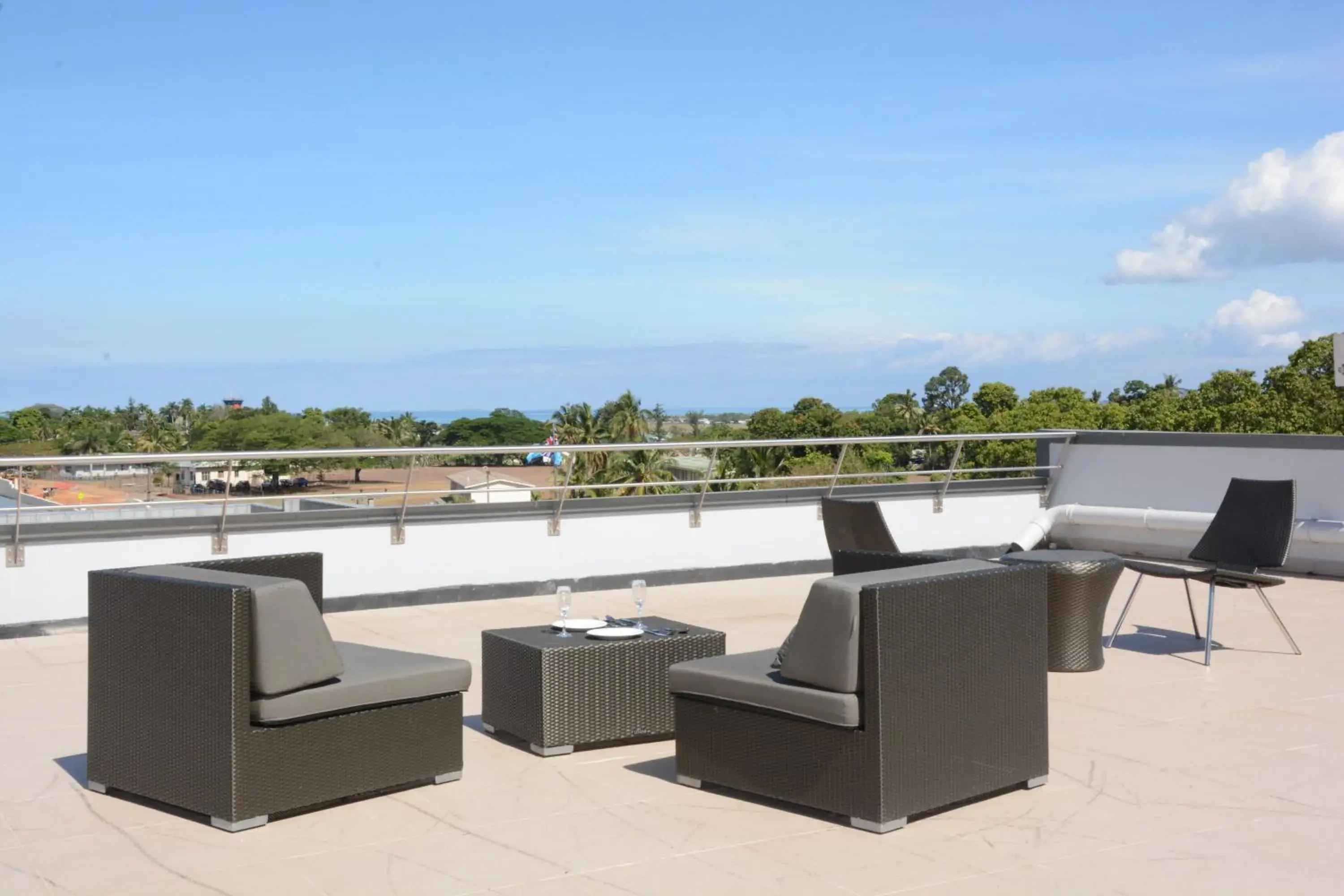 Balcony/Terrace, Patio/Outdoor Area in Ratsun Nadi Airport Apartment Hotel