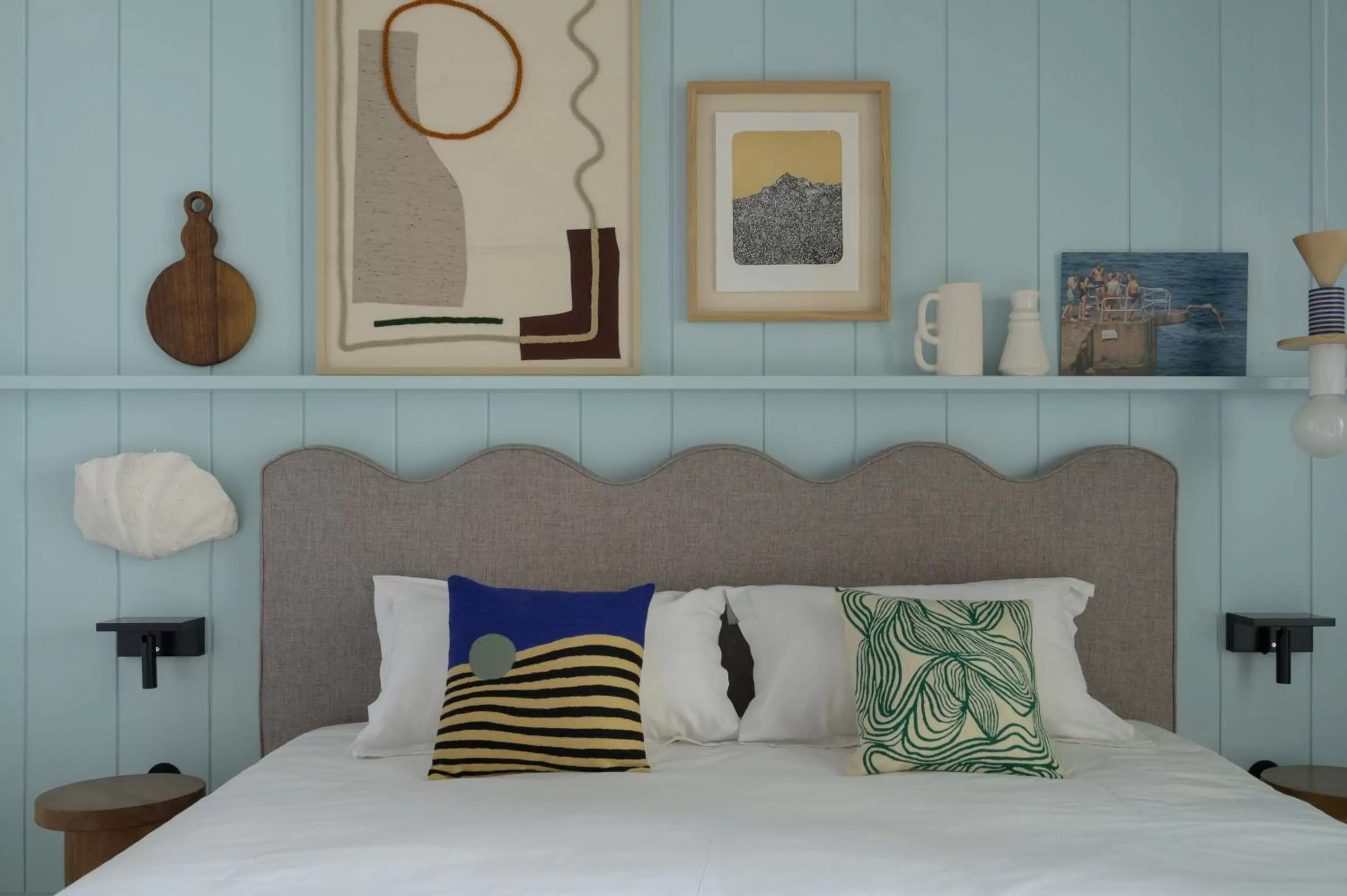 Bed in Hôtel de La Plage