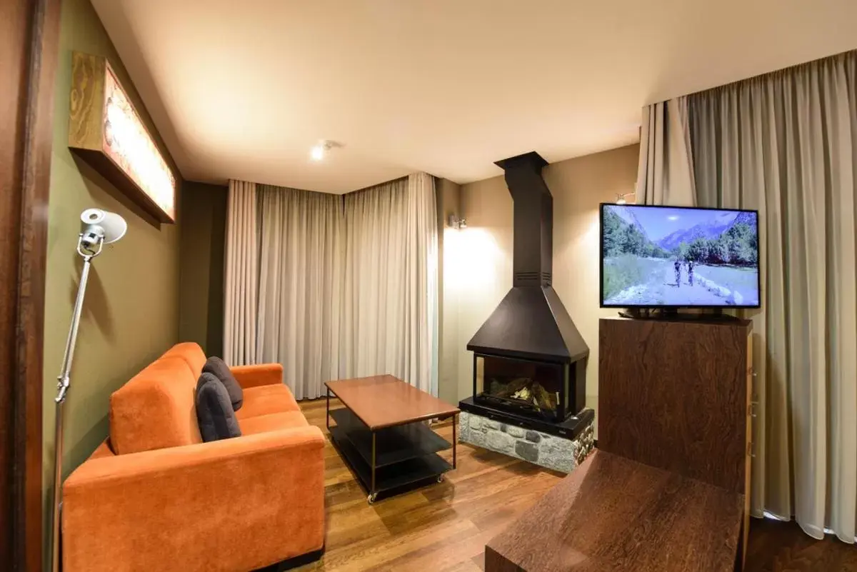 flat iron, TV/Entertainment Center in SOMMOS Hotel Aneto