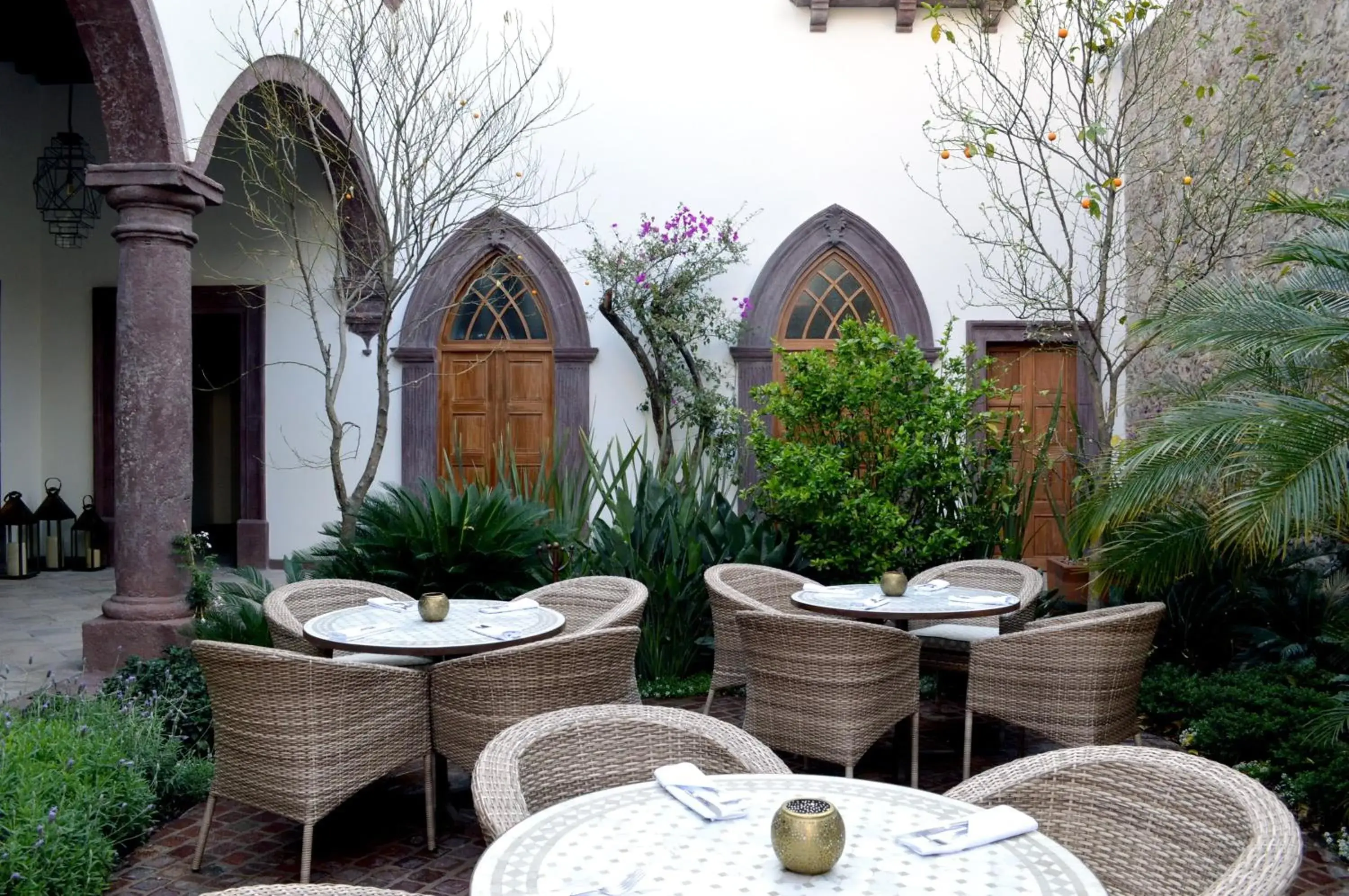 Patio in HOTEL CASA BLANCA 7