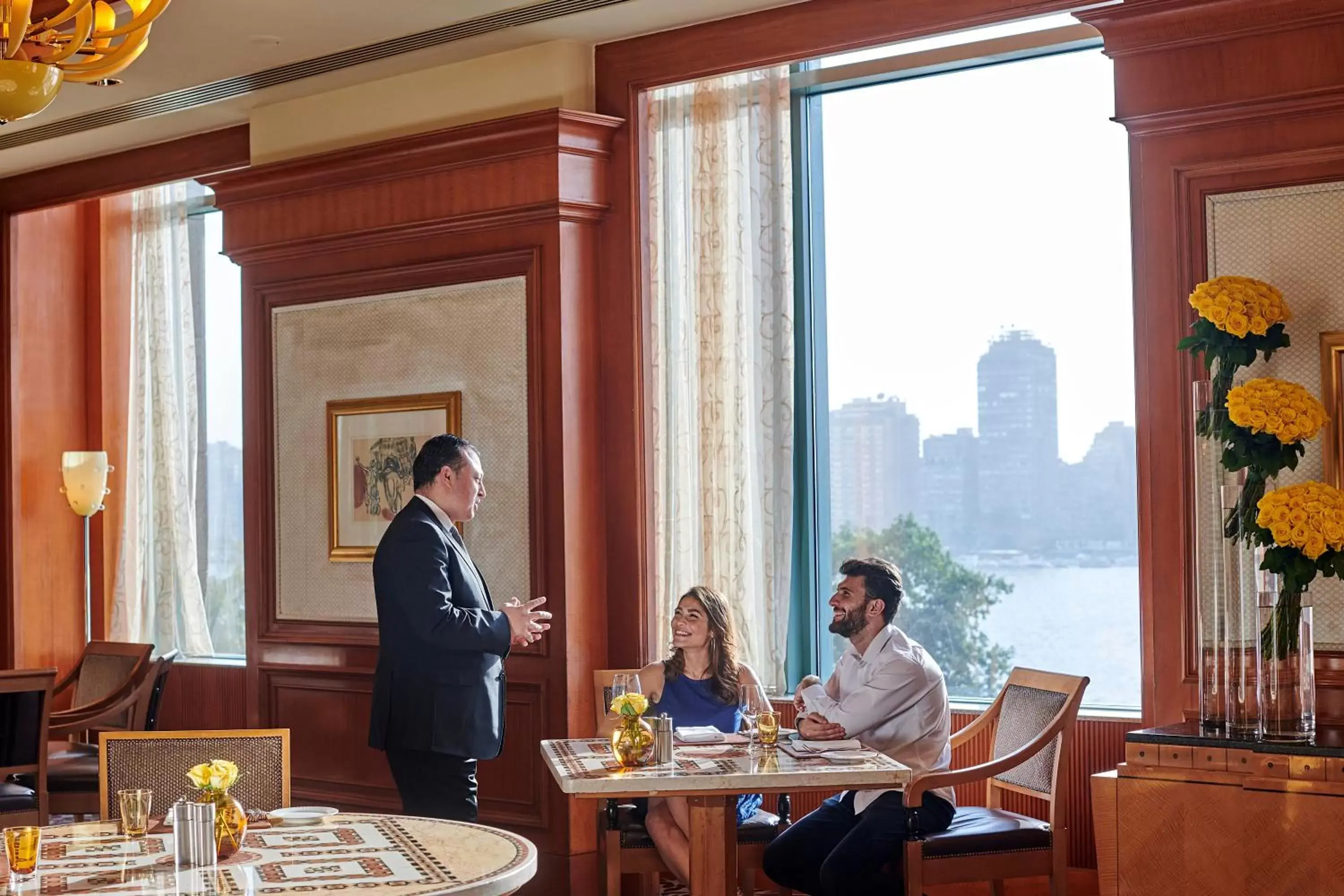 Staff in Four Seasons Hotel Cairo at Nile Plaza