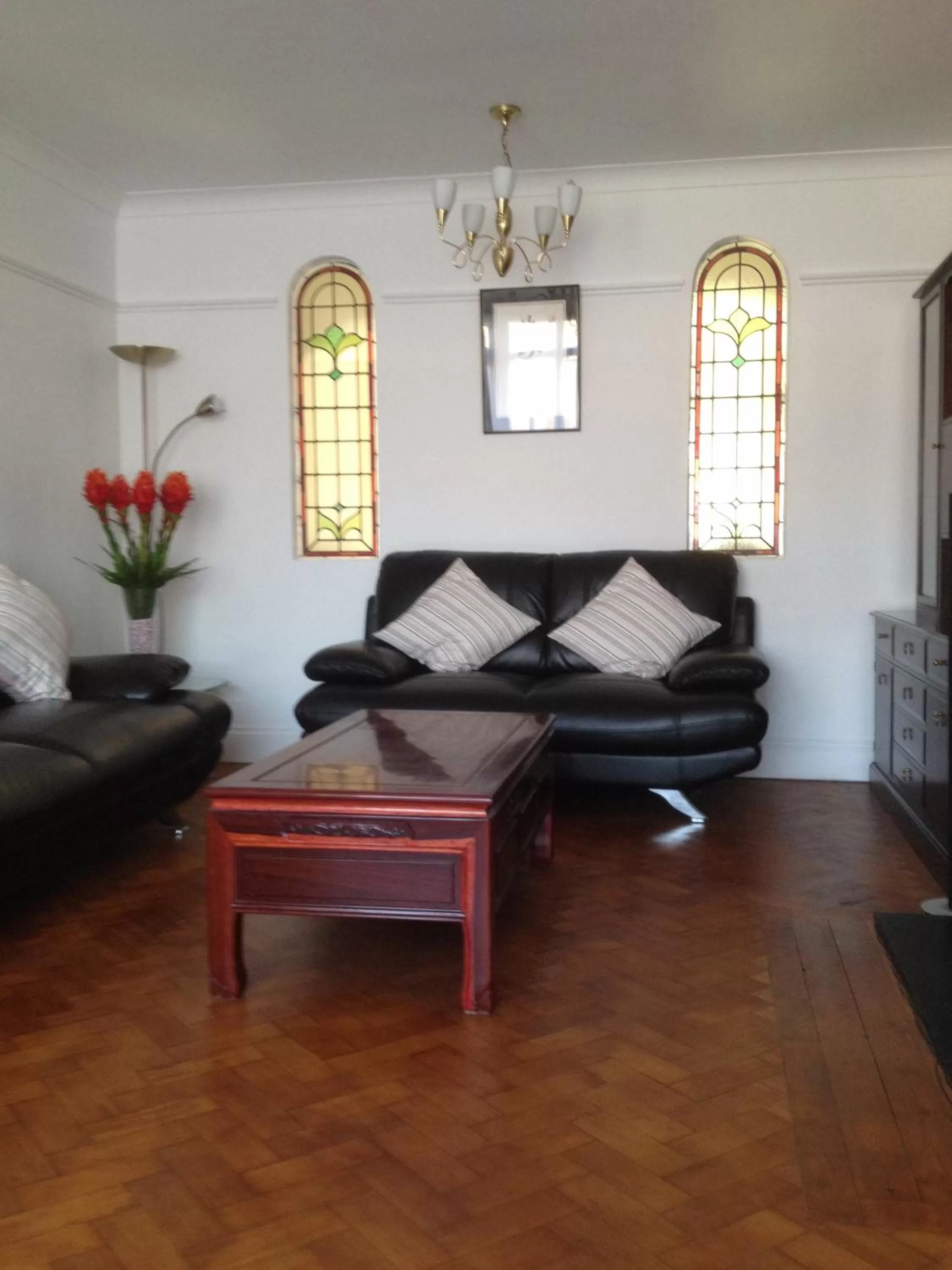 Living room in LA B&B