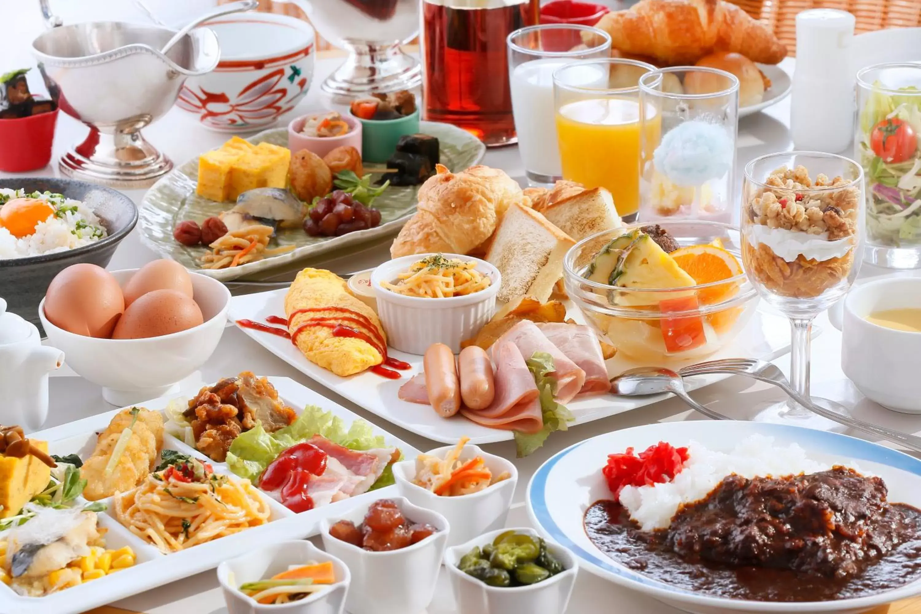 Buffet breakfast, Breakfast in Hotel Kyocera