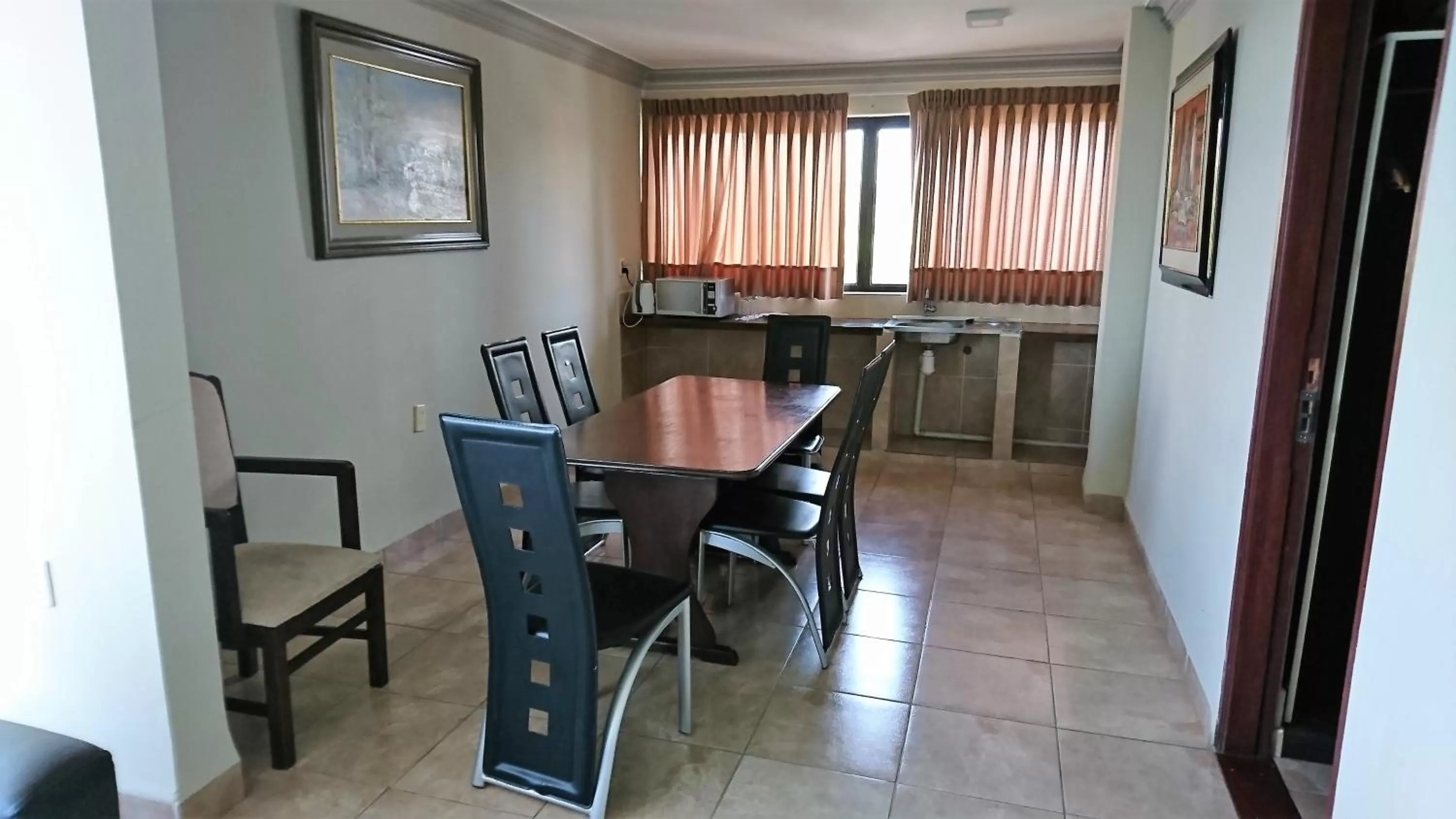 Kitchen or kitchenette in Hotel Los Ceibos