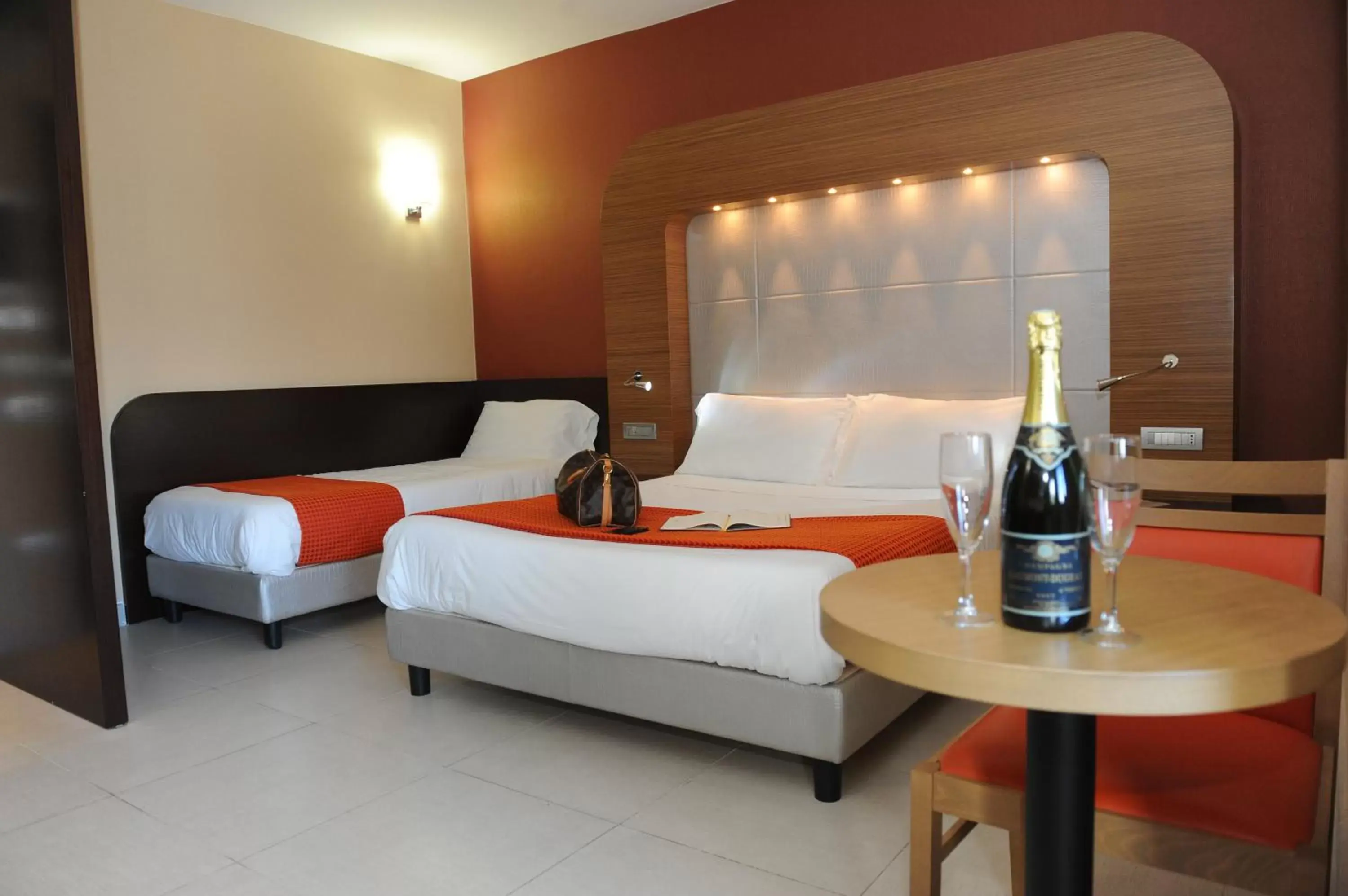 Photo of the whole room, Bed in Hotel Ristorante La Campagnola