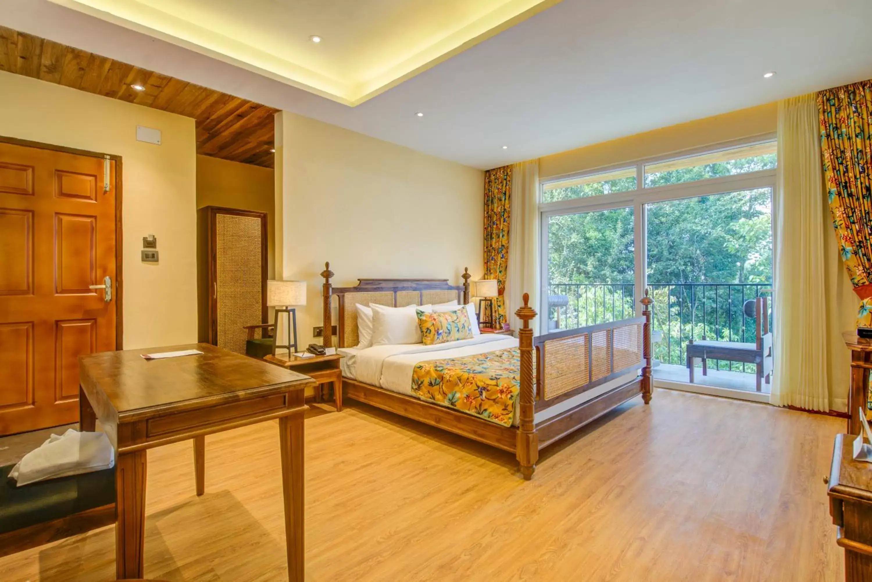 Bed in Summit Barsana Resort & Spa