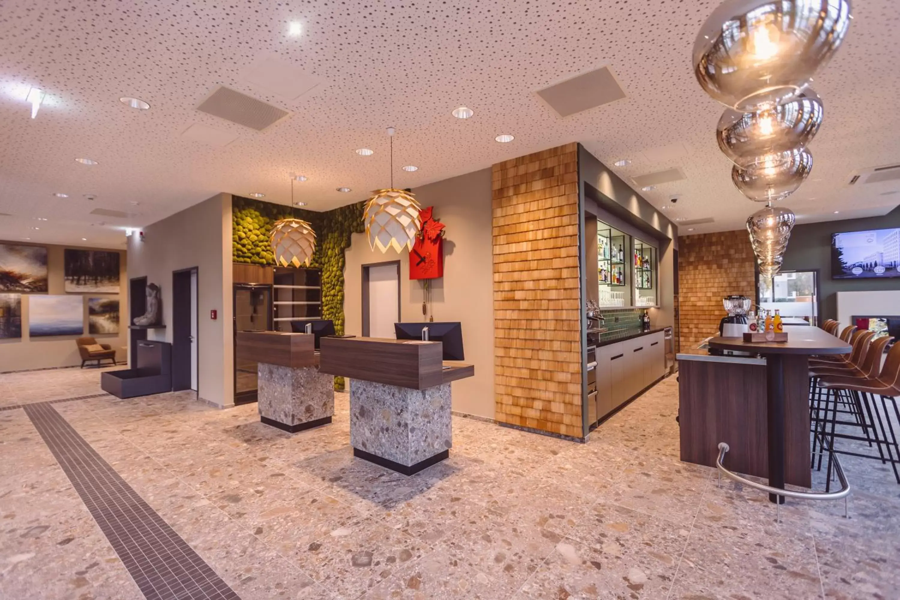 Lobby or reception in Hotel Libertas elements pure Lobby or reception in Hotel Libertas elements pure