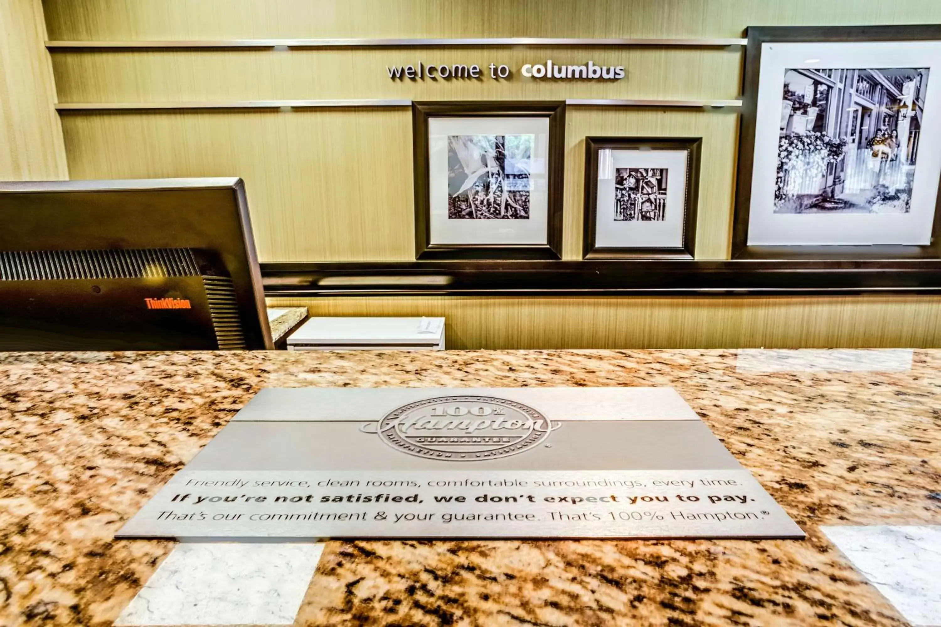 Lobby or reception in Hampton Inn Columbus I-70E/Hamilton Road Lobby or reception in Hampton Inn Columbus I-70E/Hamilton Road