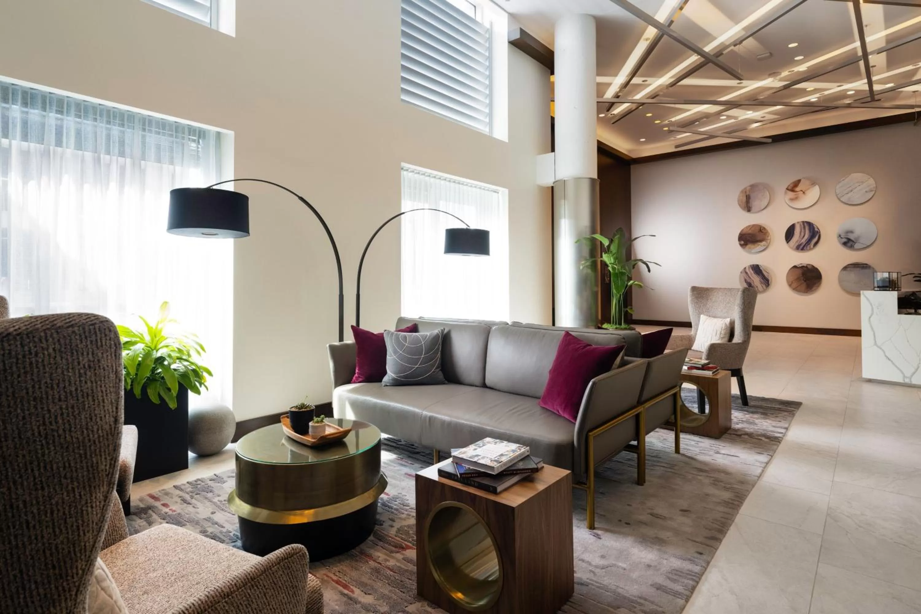 Lobby or reception in AC Hotel by Marriott Austin-University