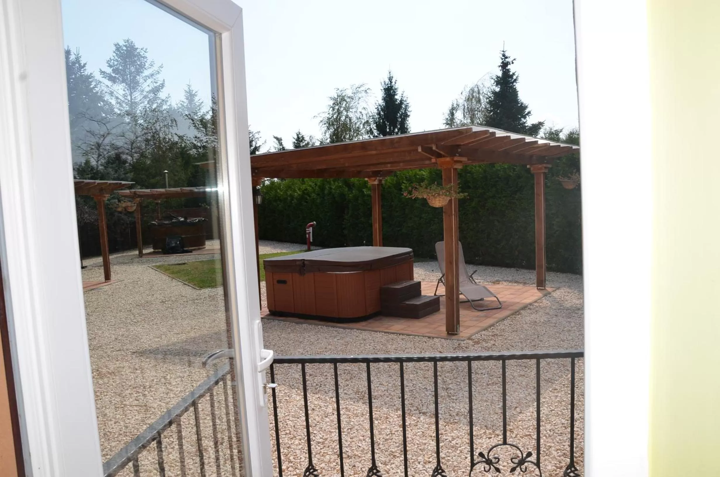 Balcony/Terrace in Garden Vendégház Makó