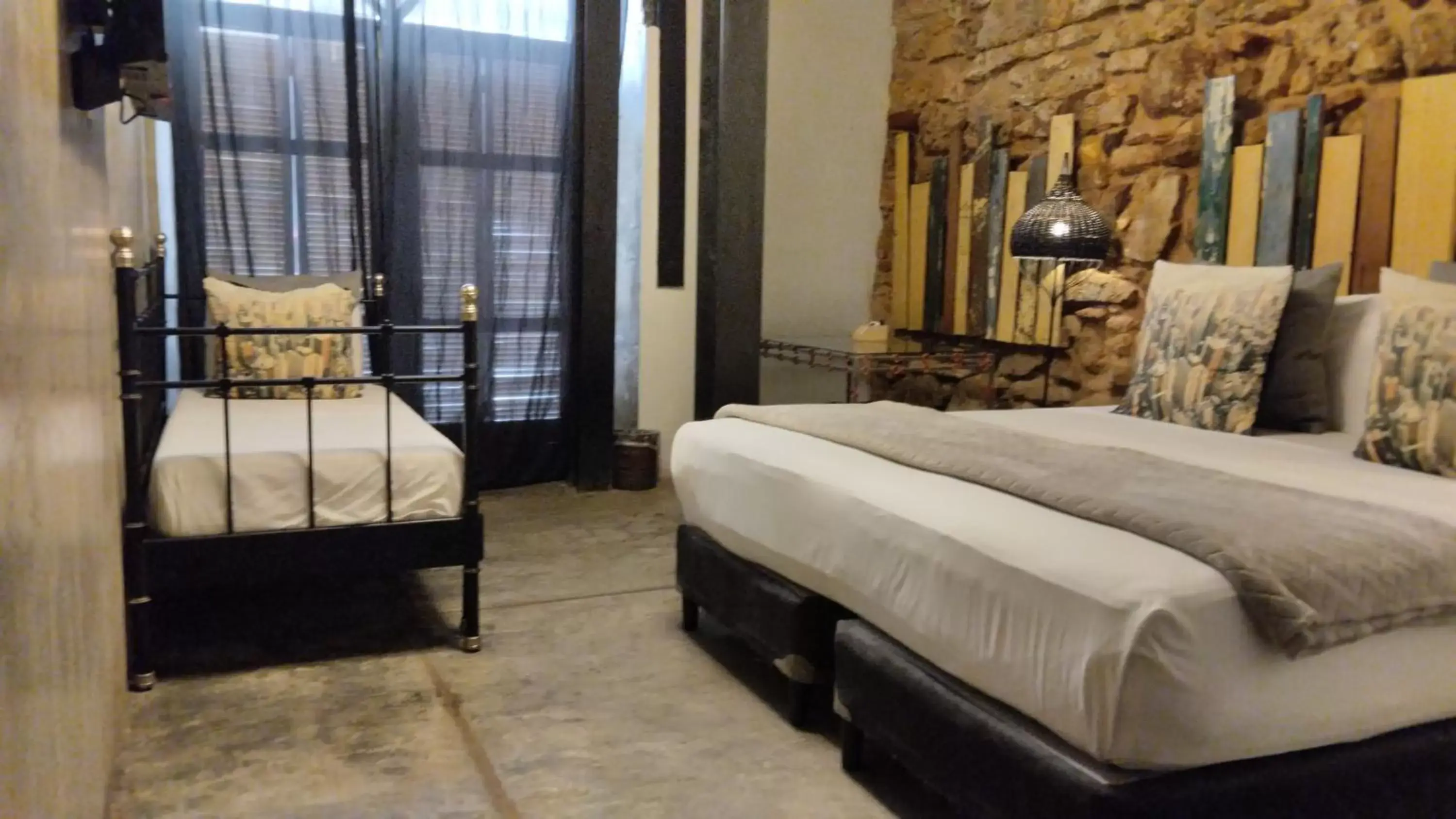Bed in Hotel Casa Panama