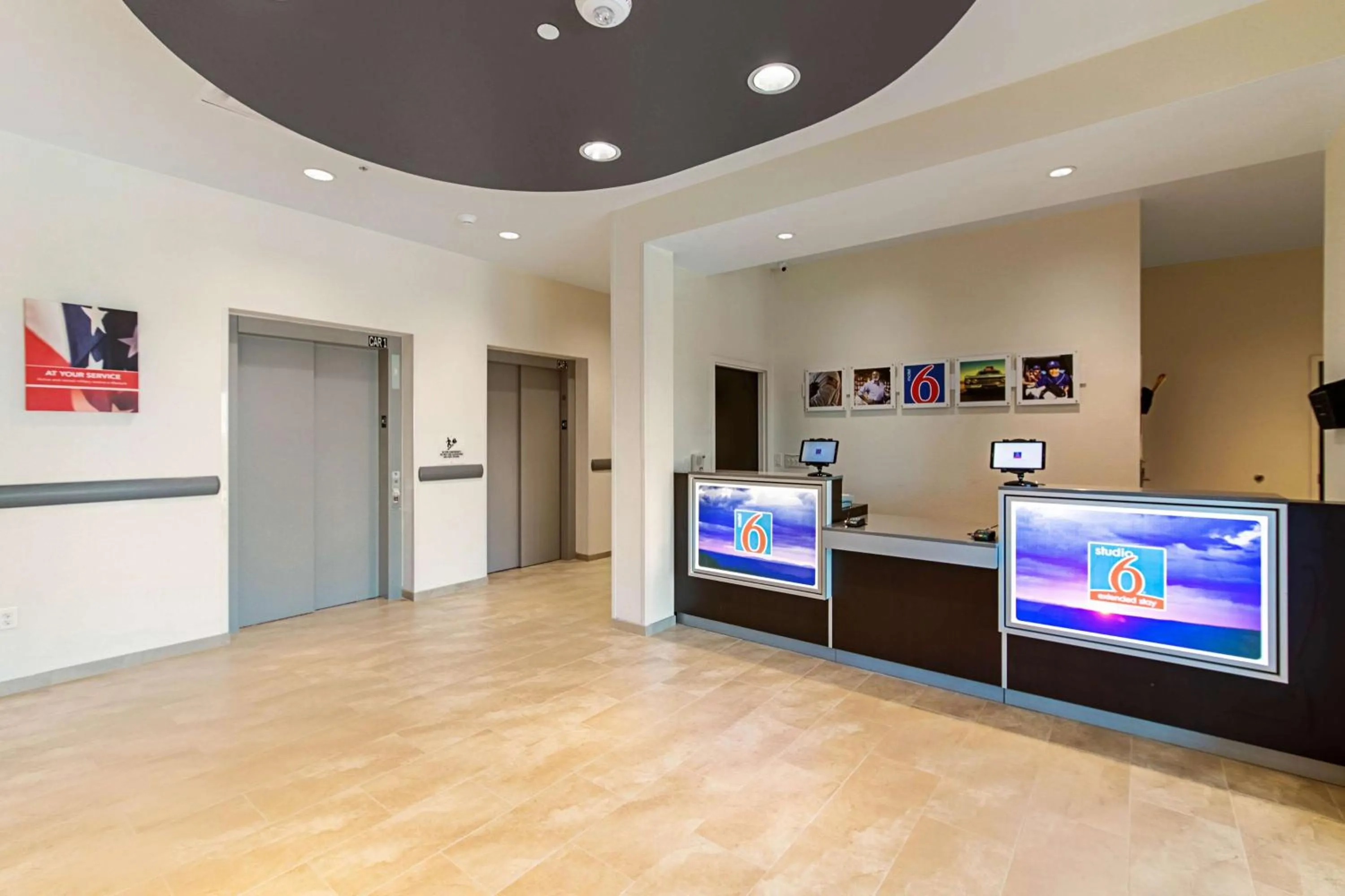 Property logo or sign in Studio 6 Austin Airport