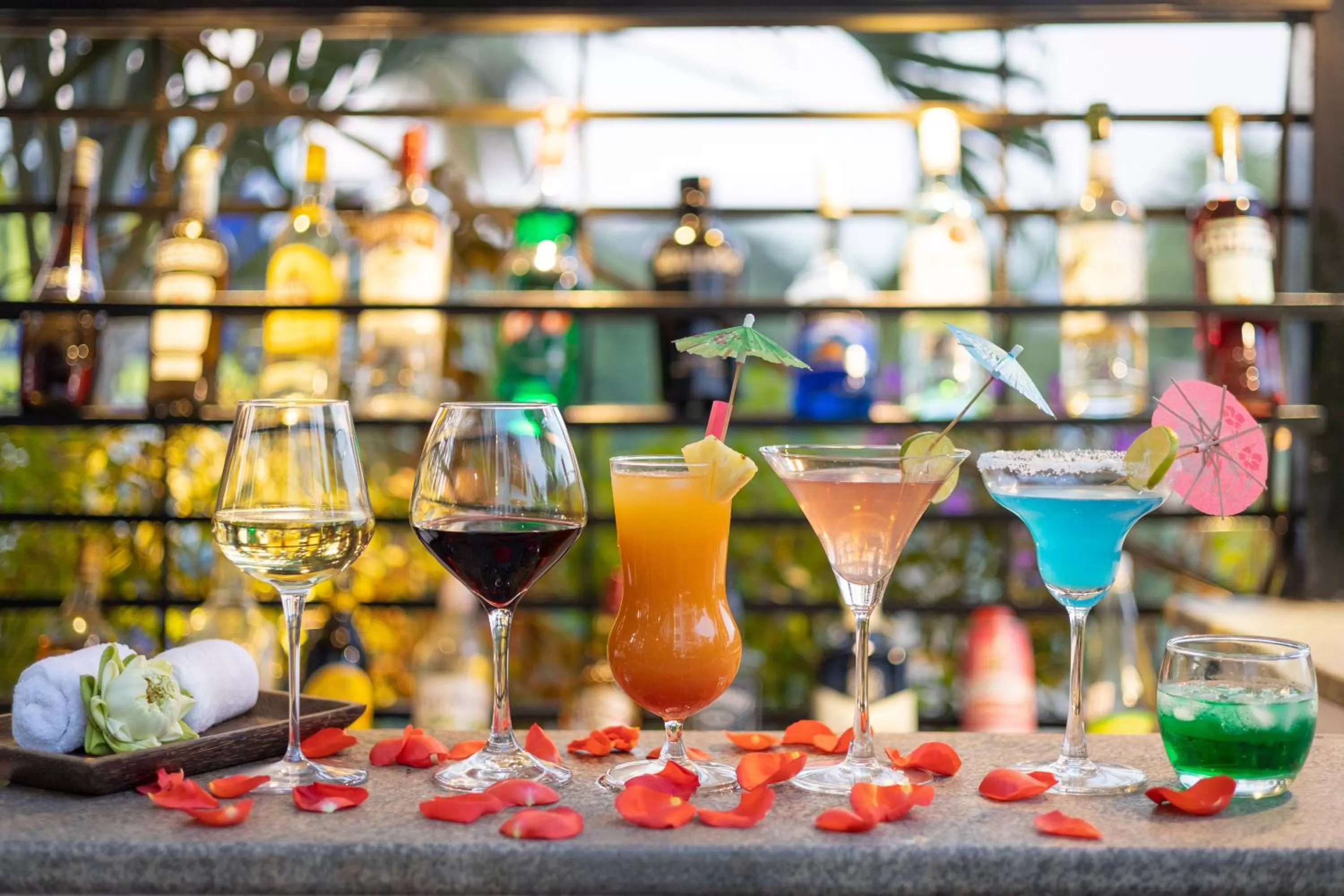 Lounge or bar in The Five Senses Boutique Hotel