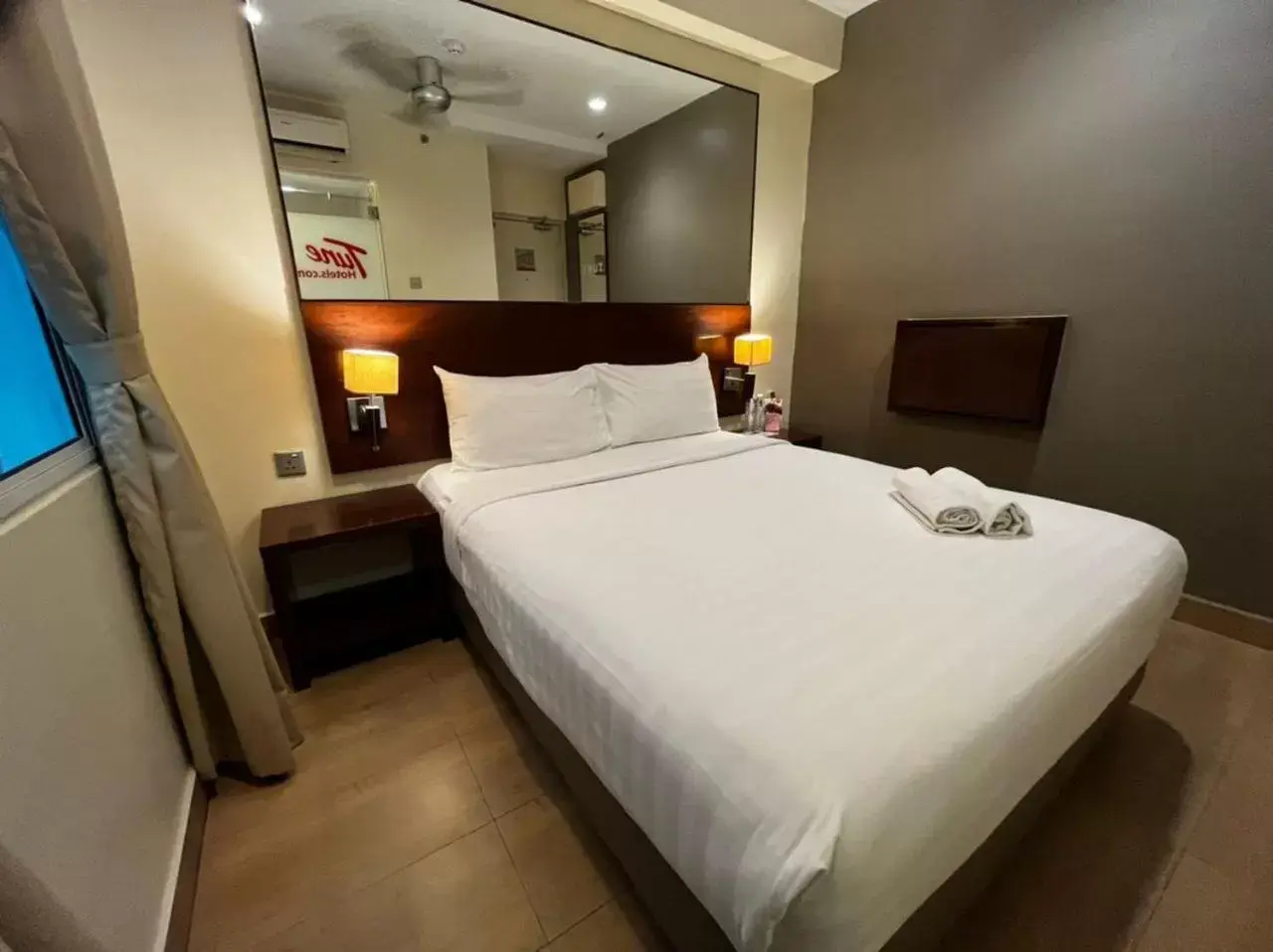 Bed in Tune Hotel Georgetown Penang