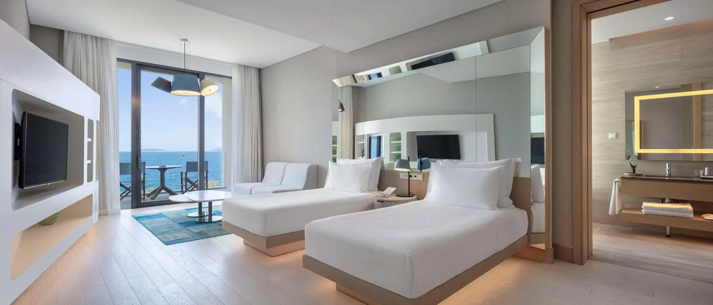 Bed, Seating Area in Susona Bodrum, LXR Hotels & Resorts