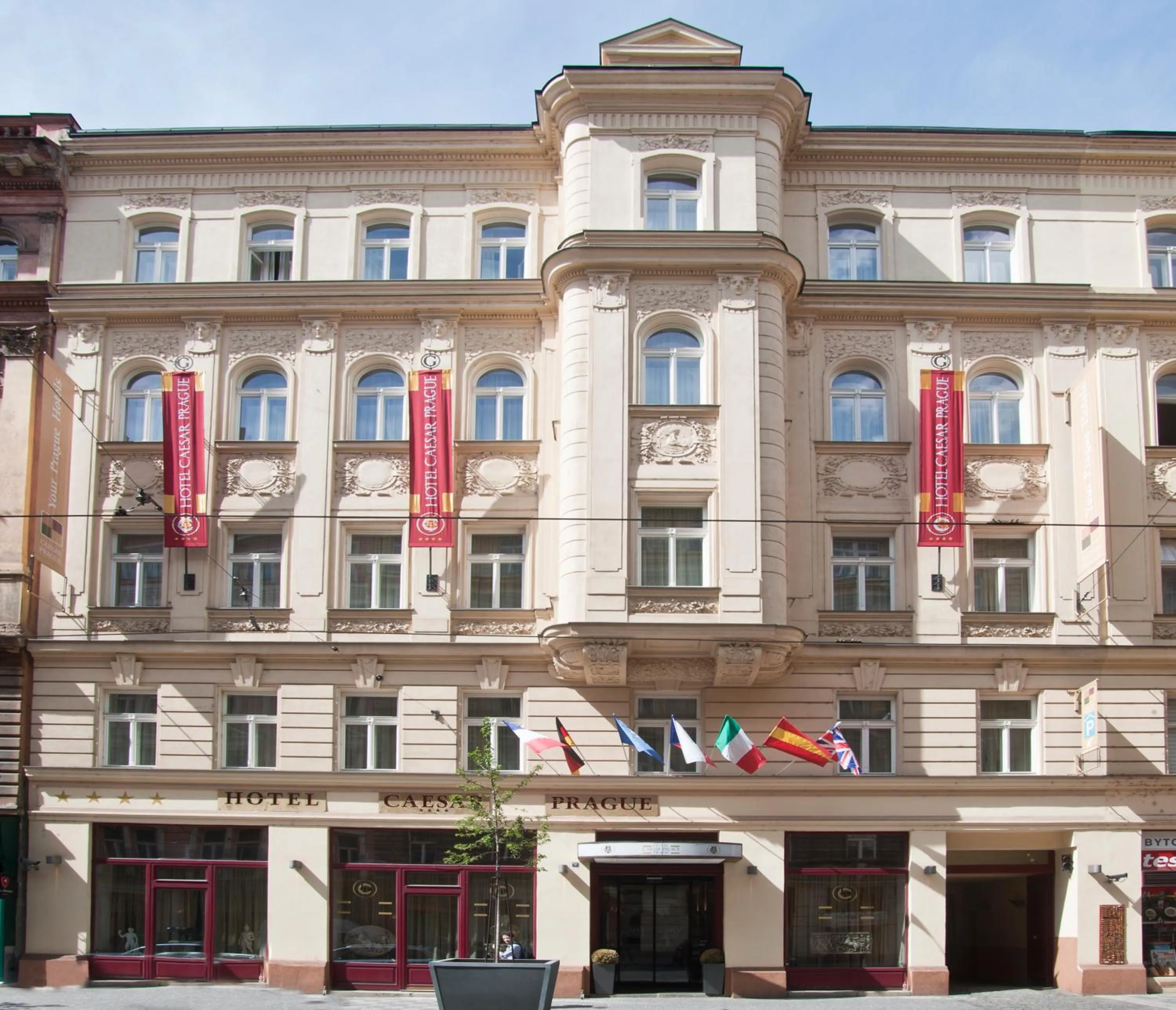 Property building in Hotel Caesar Prague