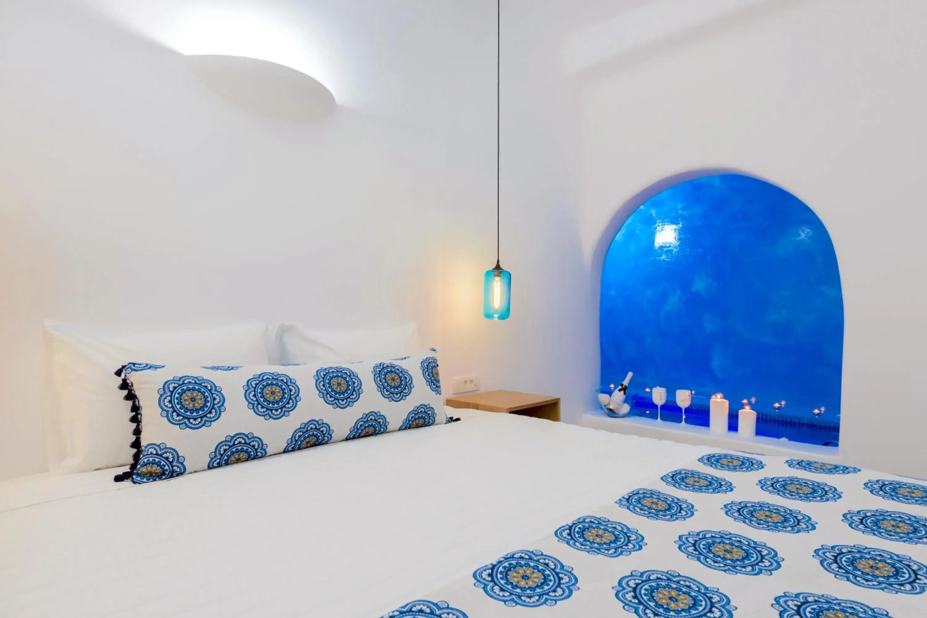 Bedroom, Bed in San Marino Suites by Calm Collection Bedroom, Bed in San Marino Suites by Calm Collection