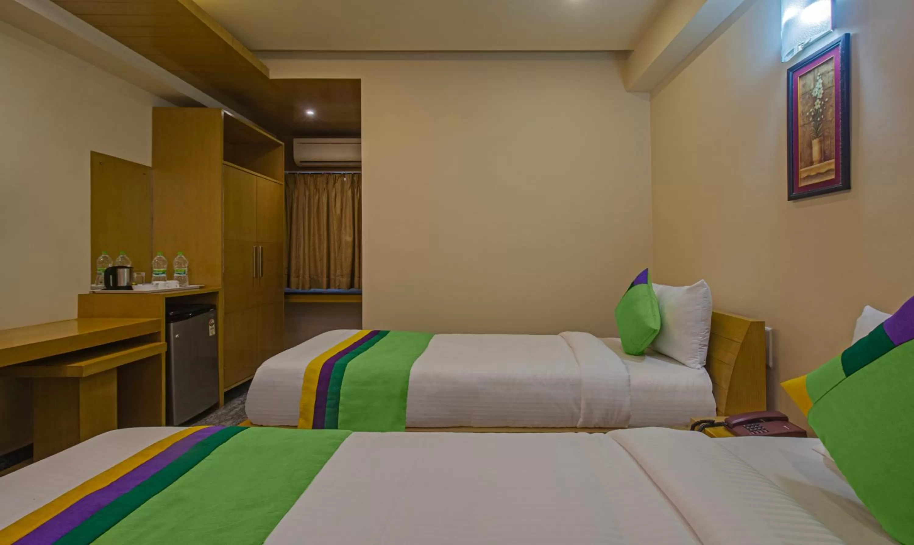 Bedroom in Treebo Trend Kruthika Inn