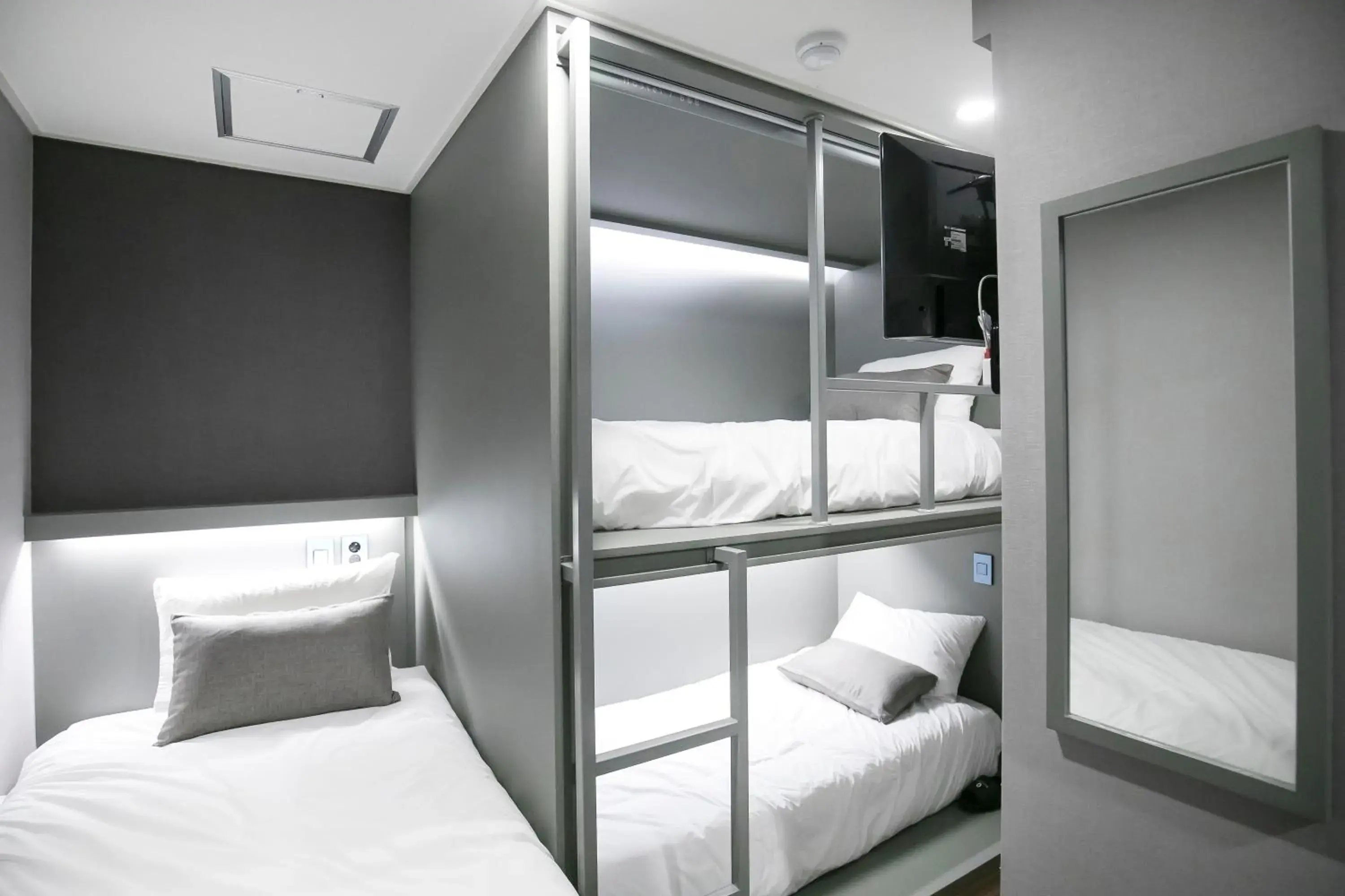 Bed in Philstay Myeongdong Station