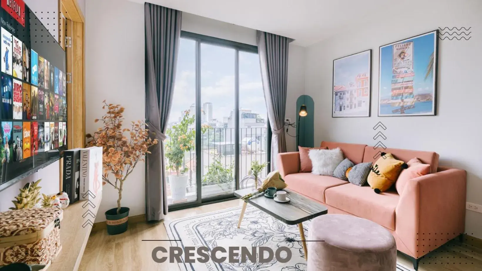Living room, Seating Area in Crescendo Urban Stay