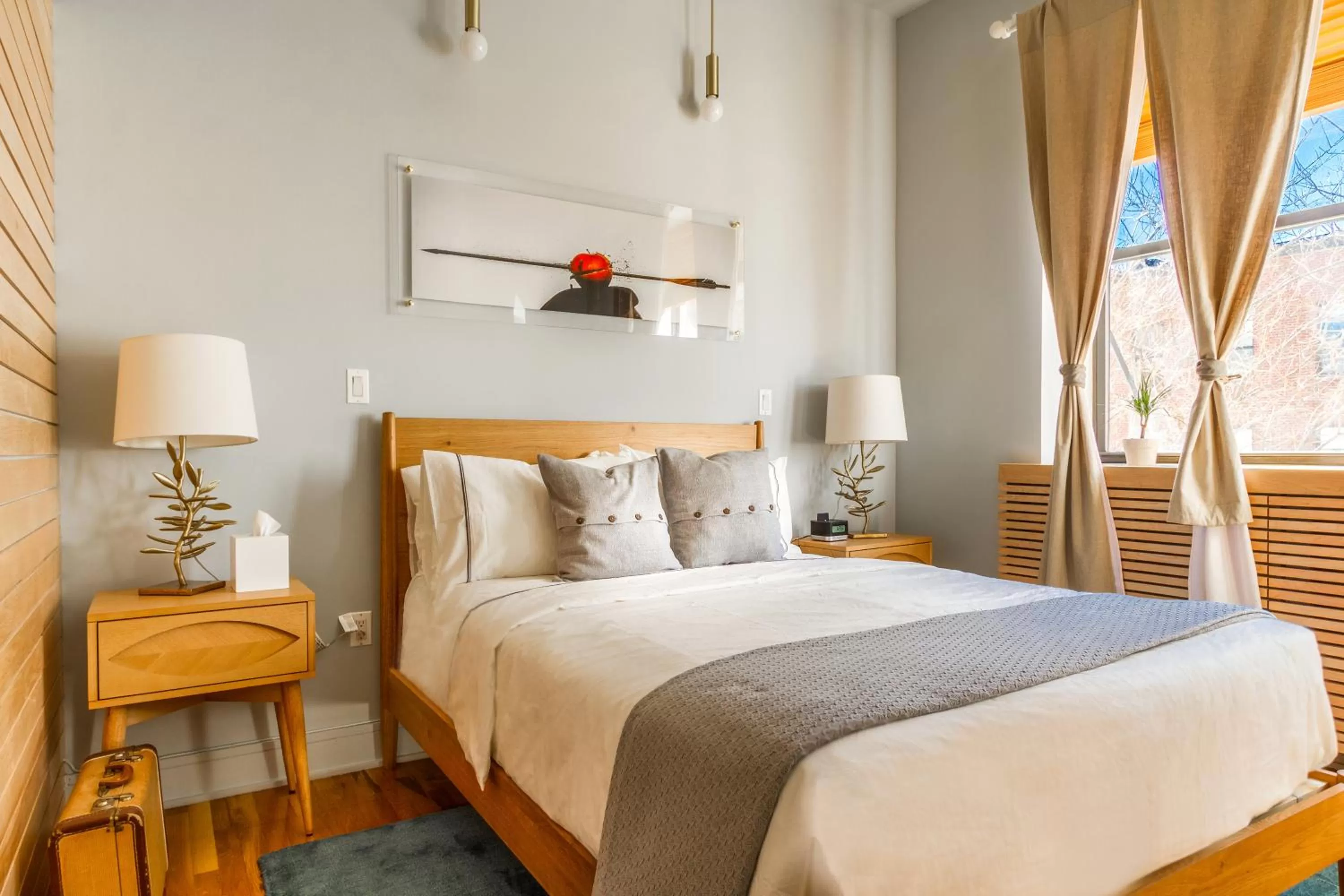 Bed in Franklin Guesthouse