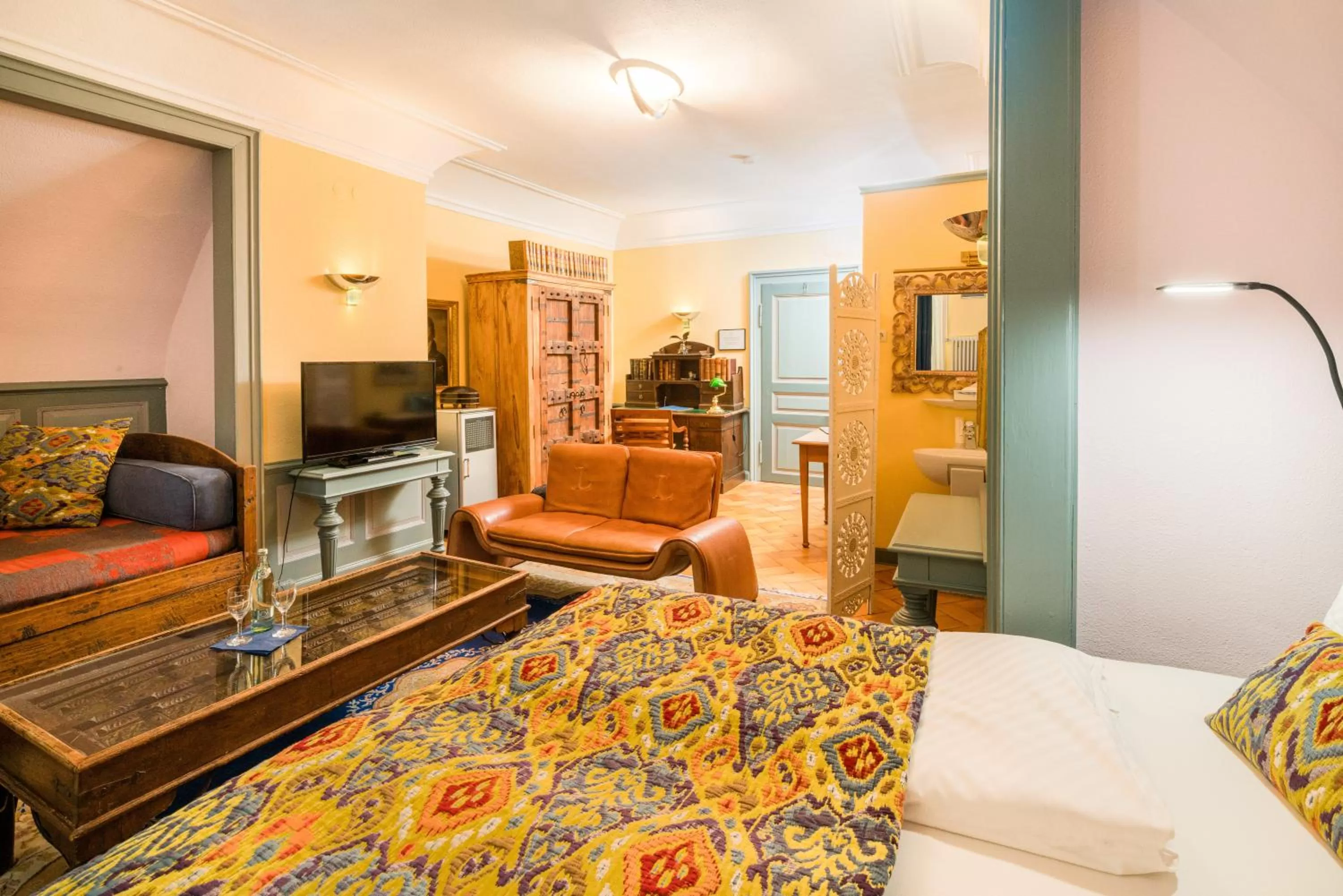 Photo of the whole room, Bed in Hotel Barleben am See