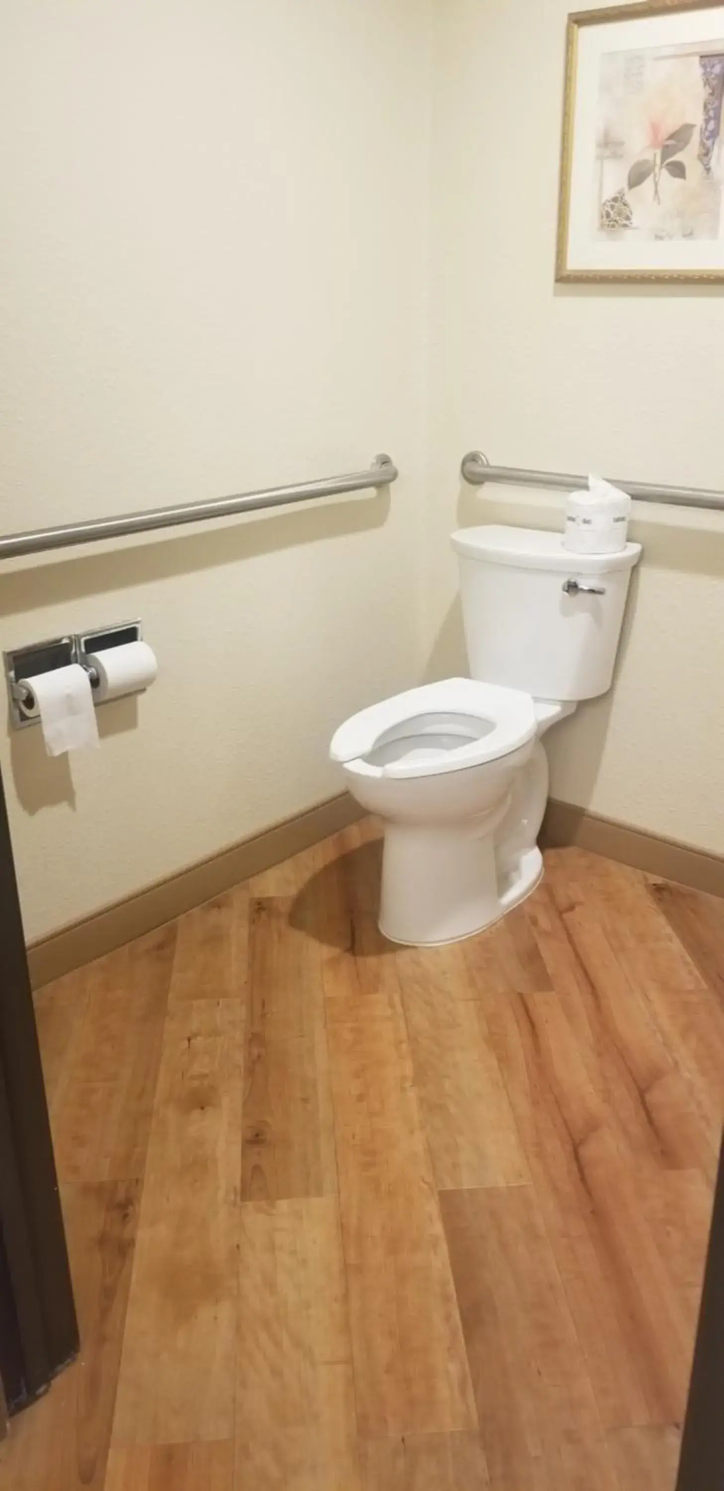 Toilet, Bathroom in La Quinta Inn by Wyndham Indianapolis Airport Executive Dr