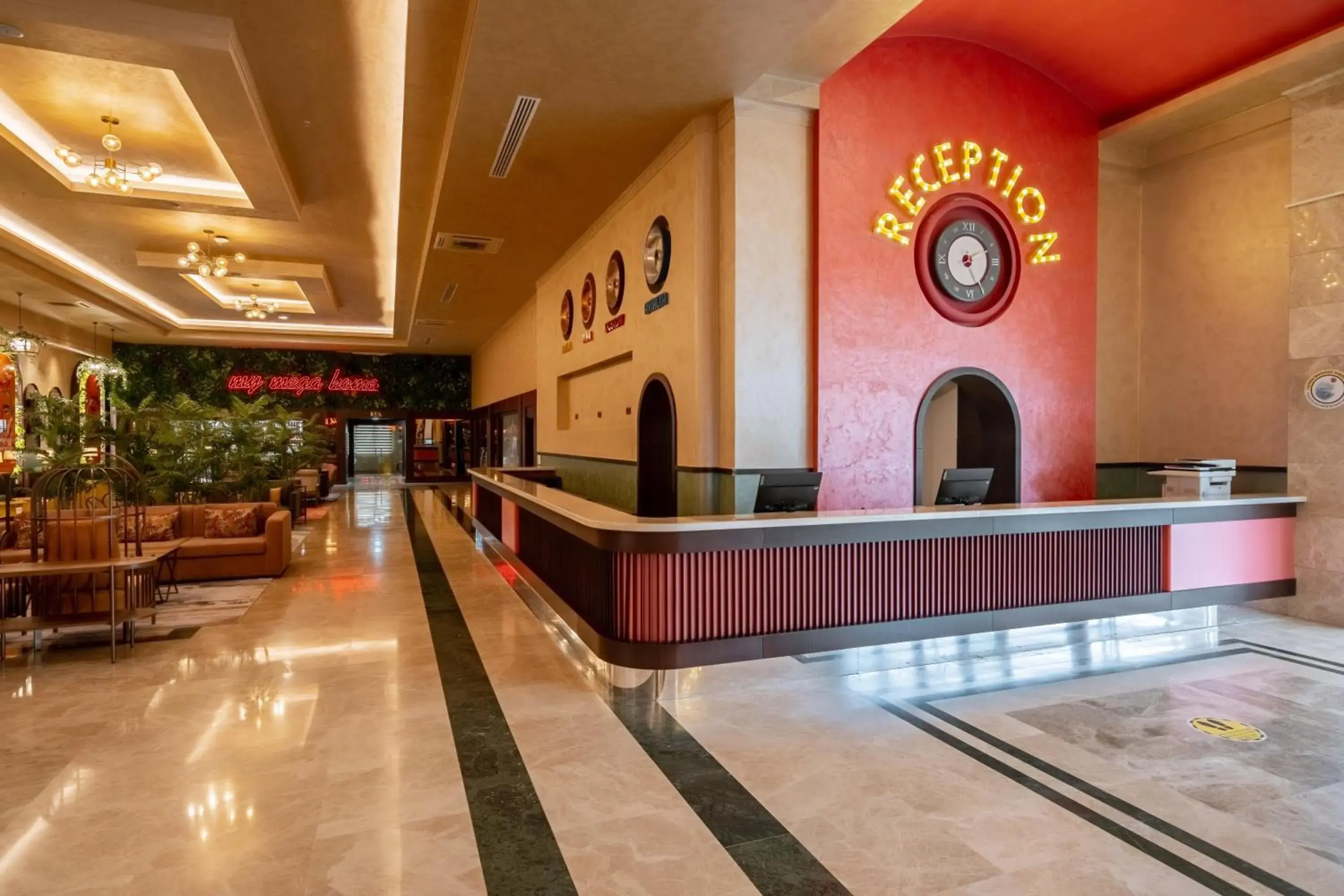 Lobby or reception, Lobby/Reception in Megasaray Westbeach Antalya - All Inclusive