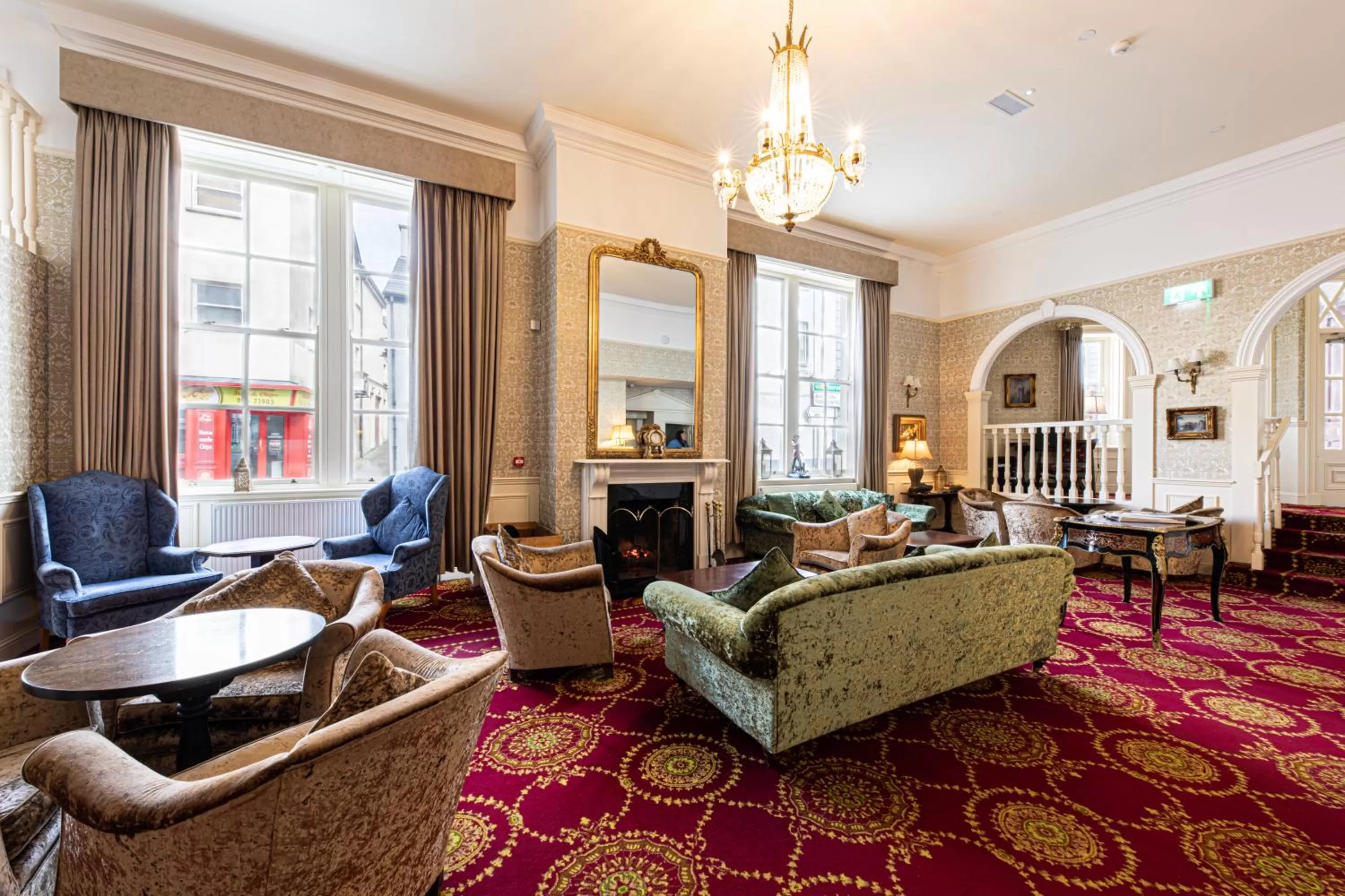 Seating area in Ballina Manor Hotel
