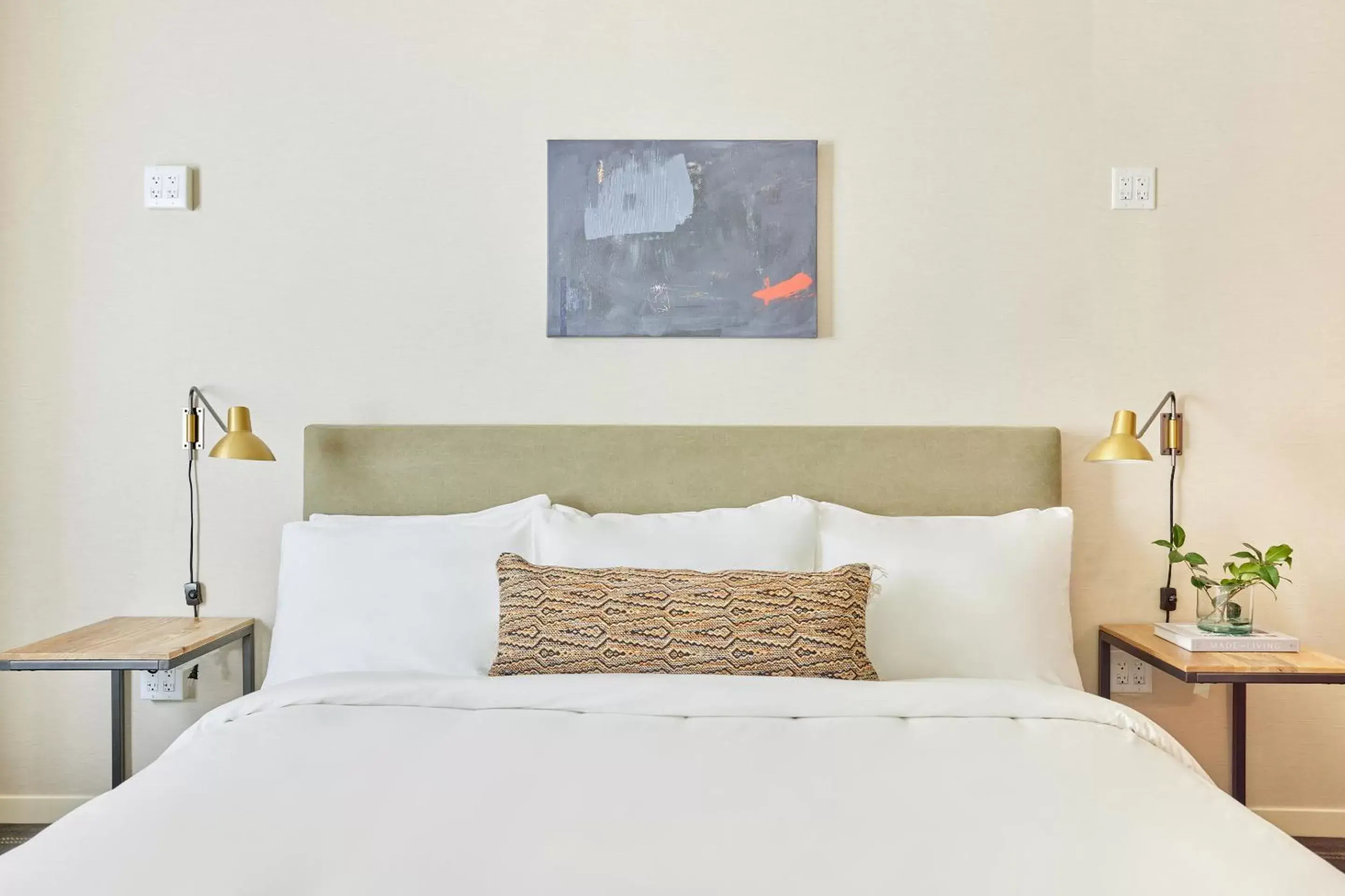 Bed in FOUND Hotel, San Francisco Bed in FOUND Hotel, San Francisco