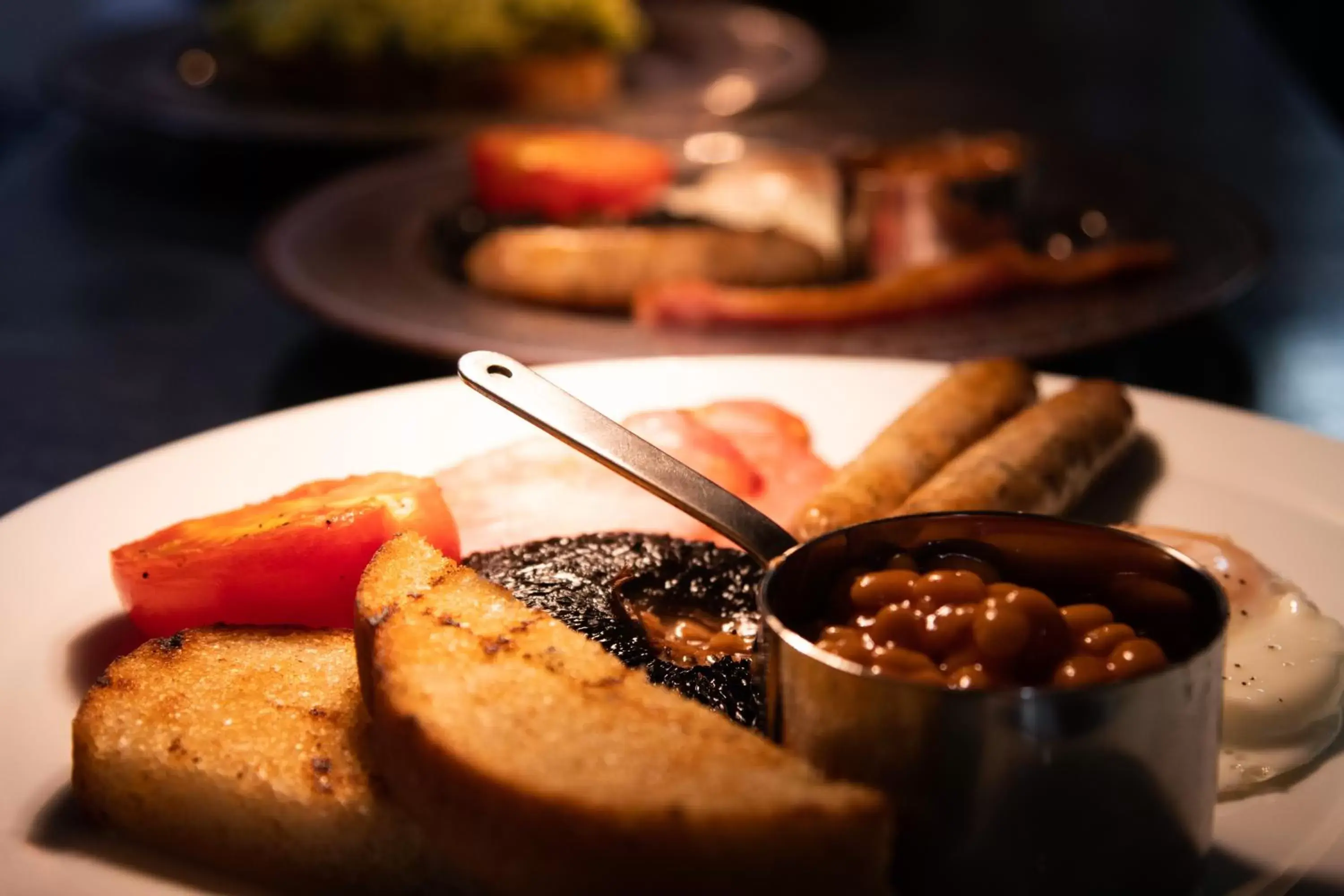 Food in The Peacock at Barlow