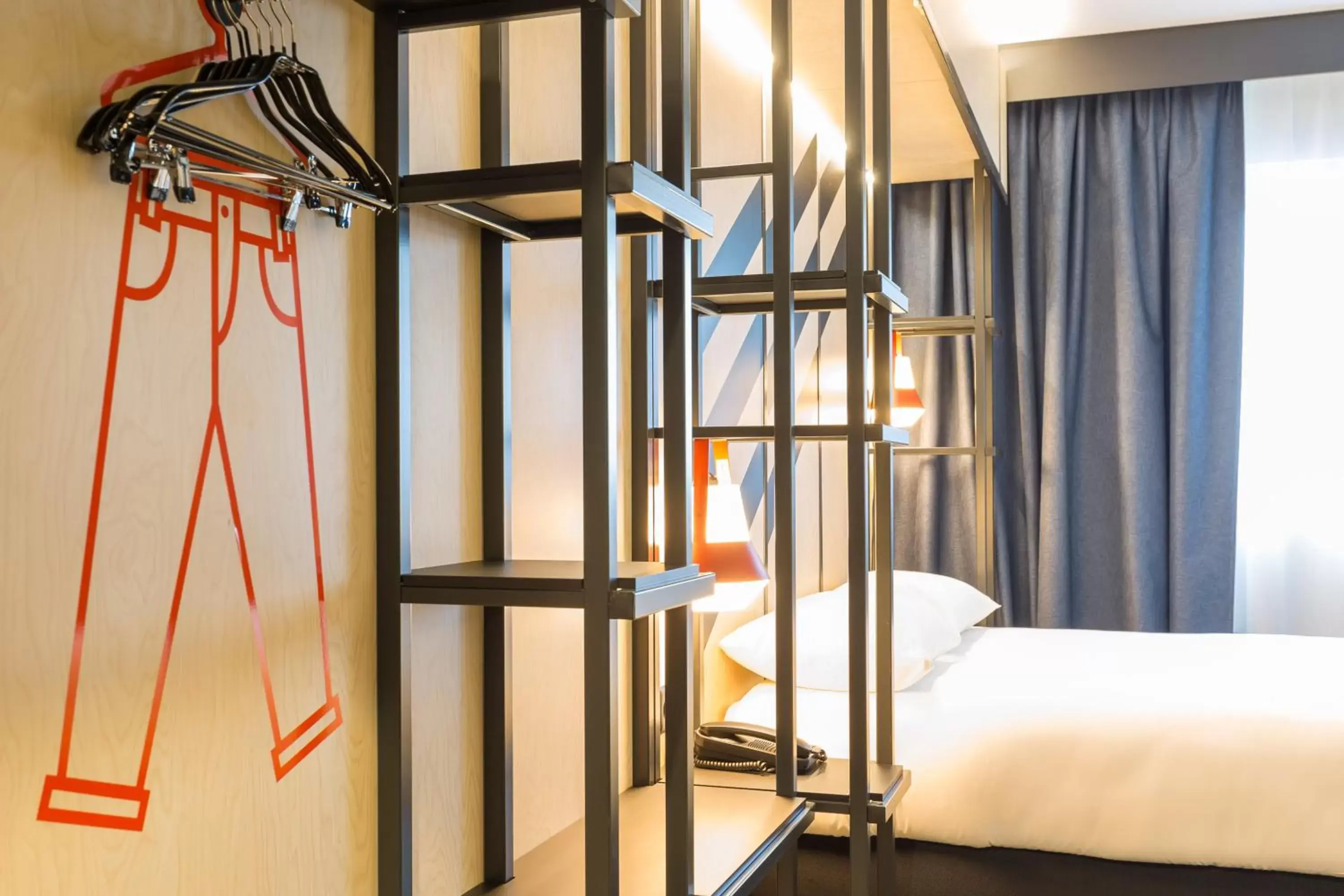 Decorative detail, Bunk Bed in ibis Styles Geneve Palexpo Aeroport