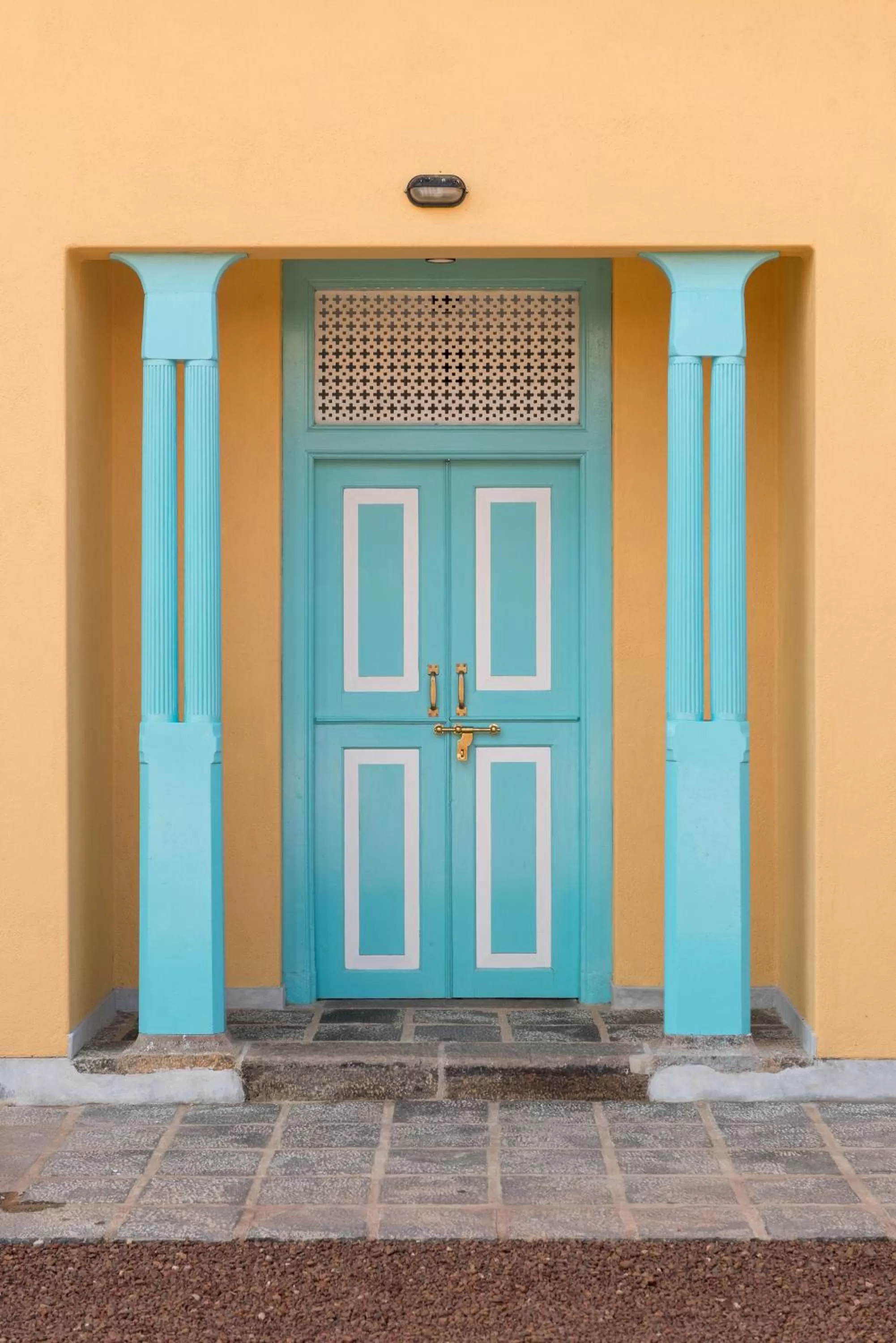 Facade/entrance in Villa Atulya at Ocean's edge