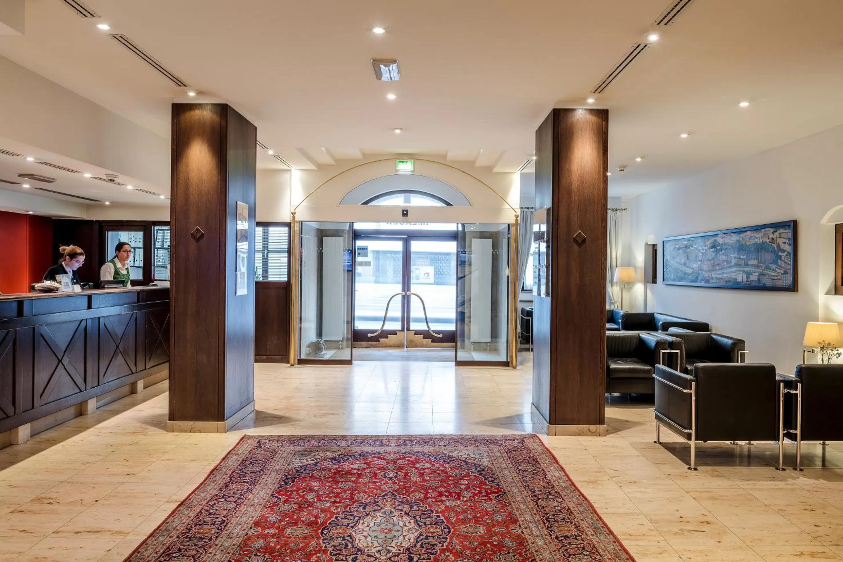 Lobby or reception in Hotel IMLAUER & Bräu