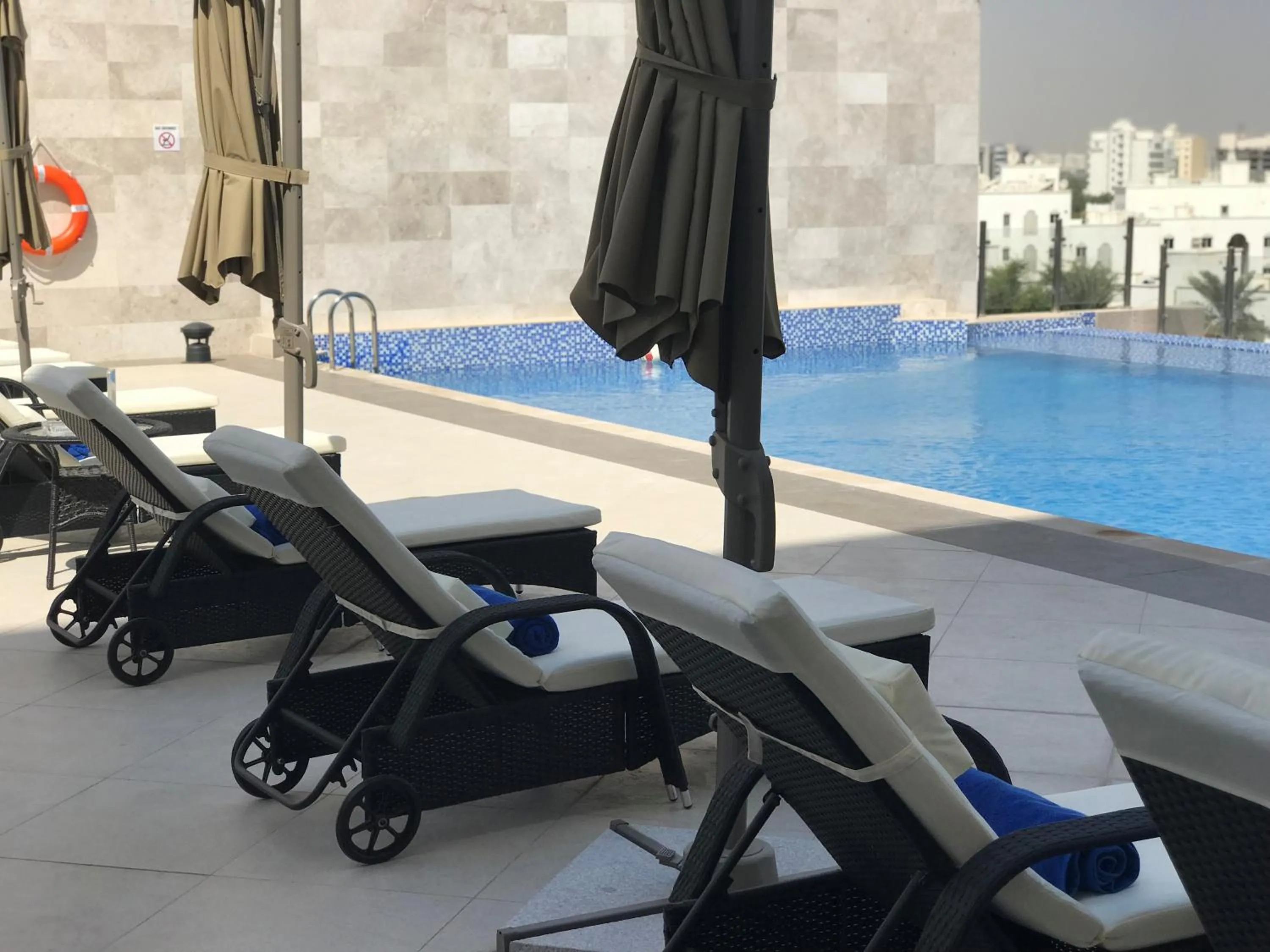 Swimming Pool in Levatio Hotel Muscat