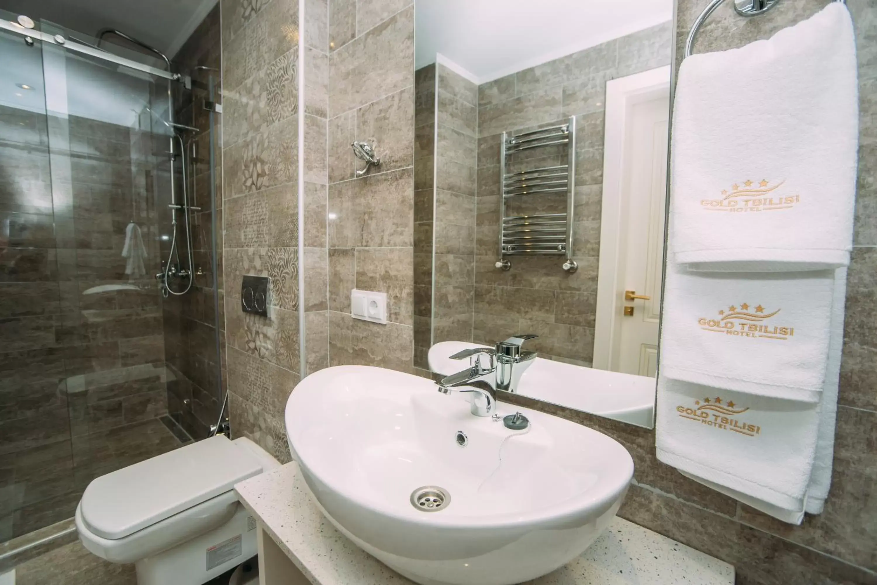 Shower, Bathroom in Gold Tbilisi Hotel