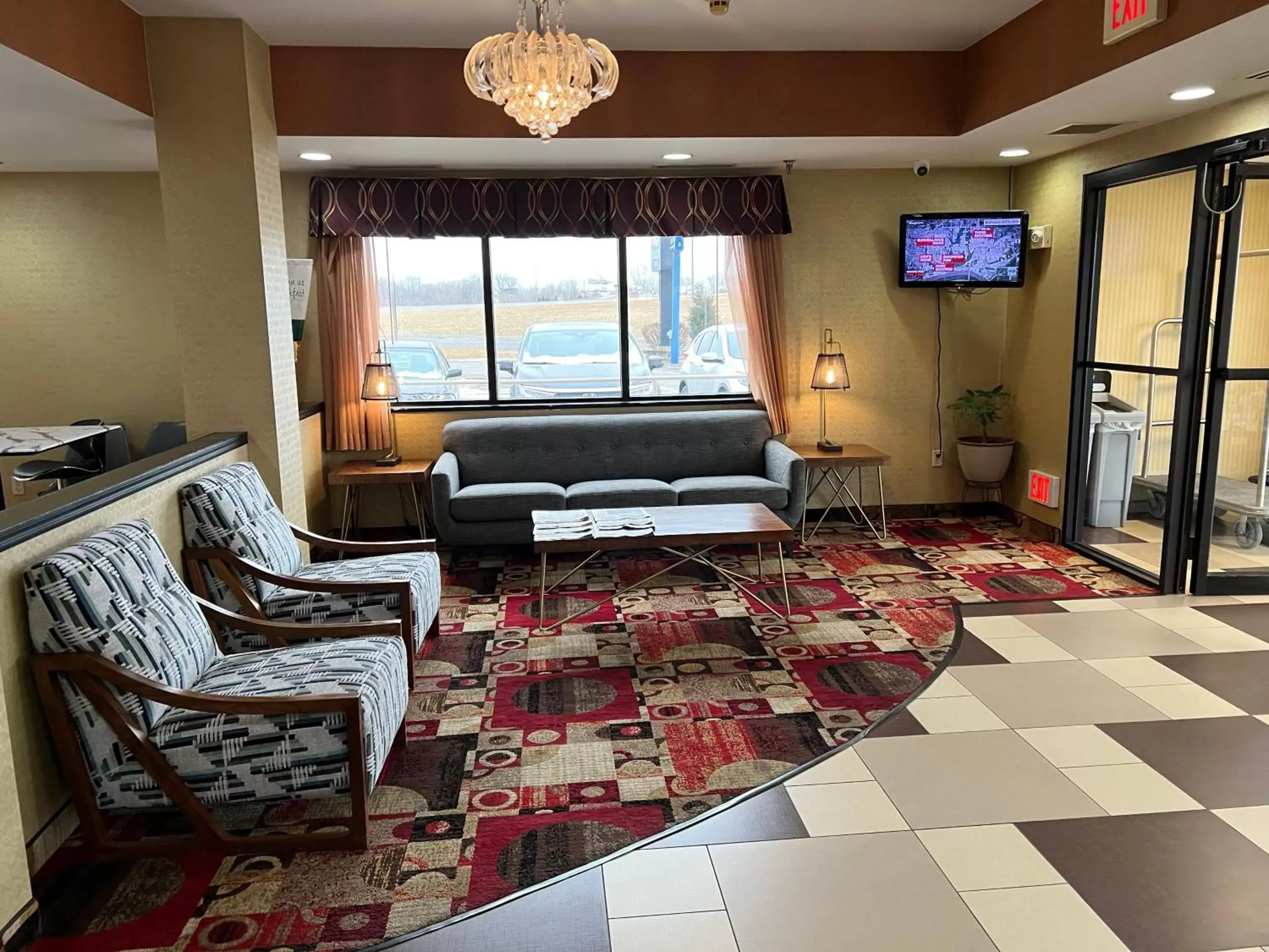 Seating Area in Quality Inn