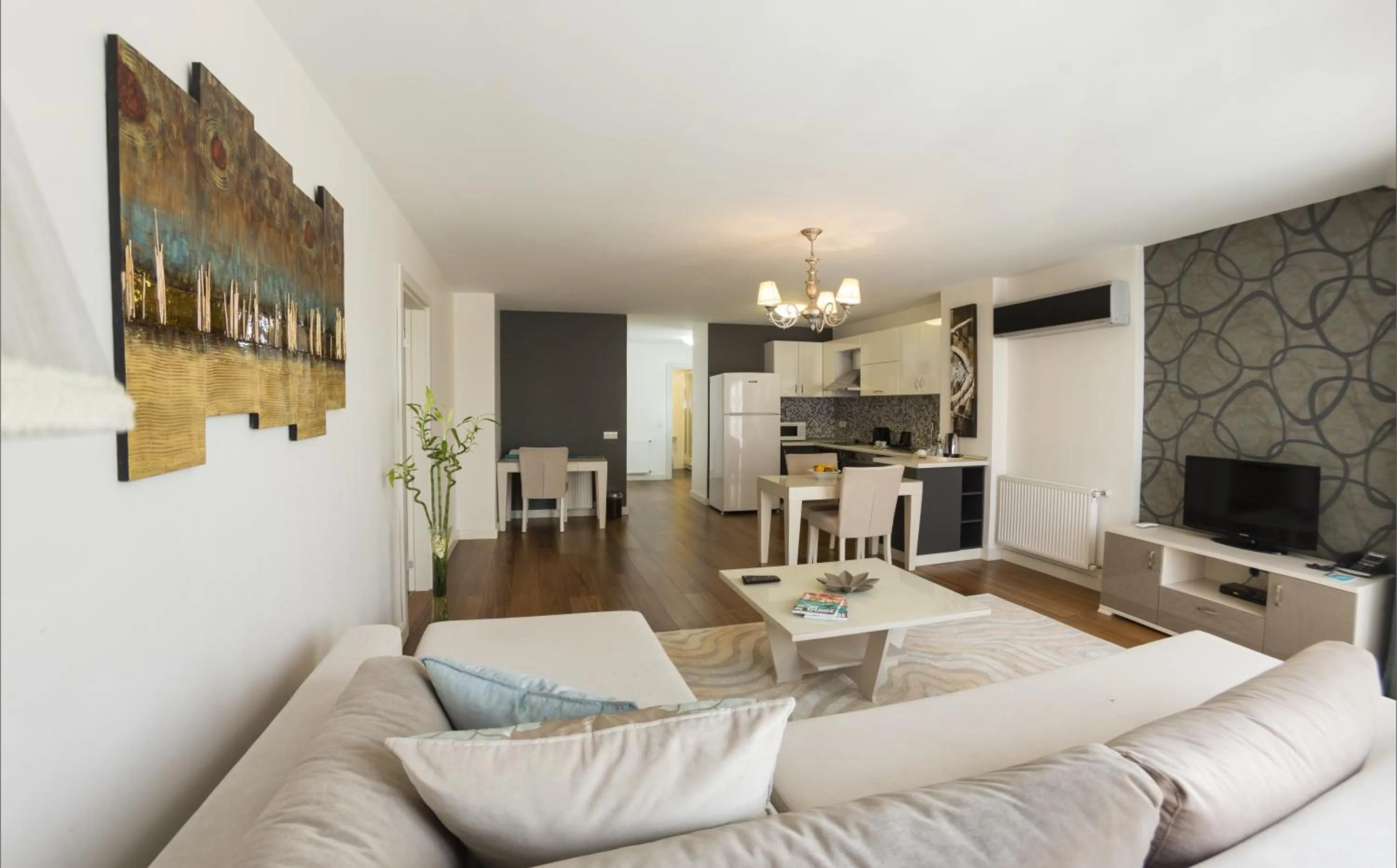 Living room in Turkuaz Suites Bosphorus