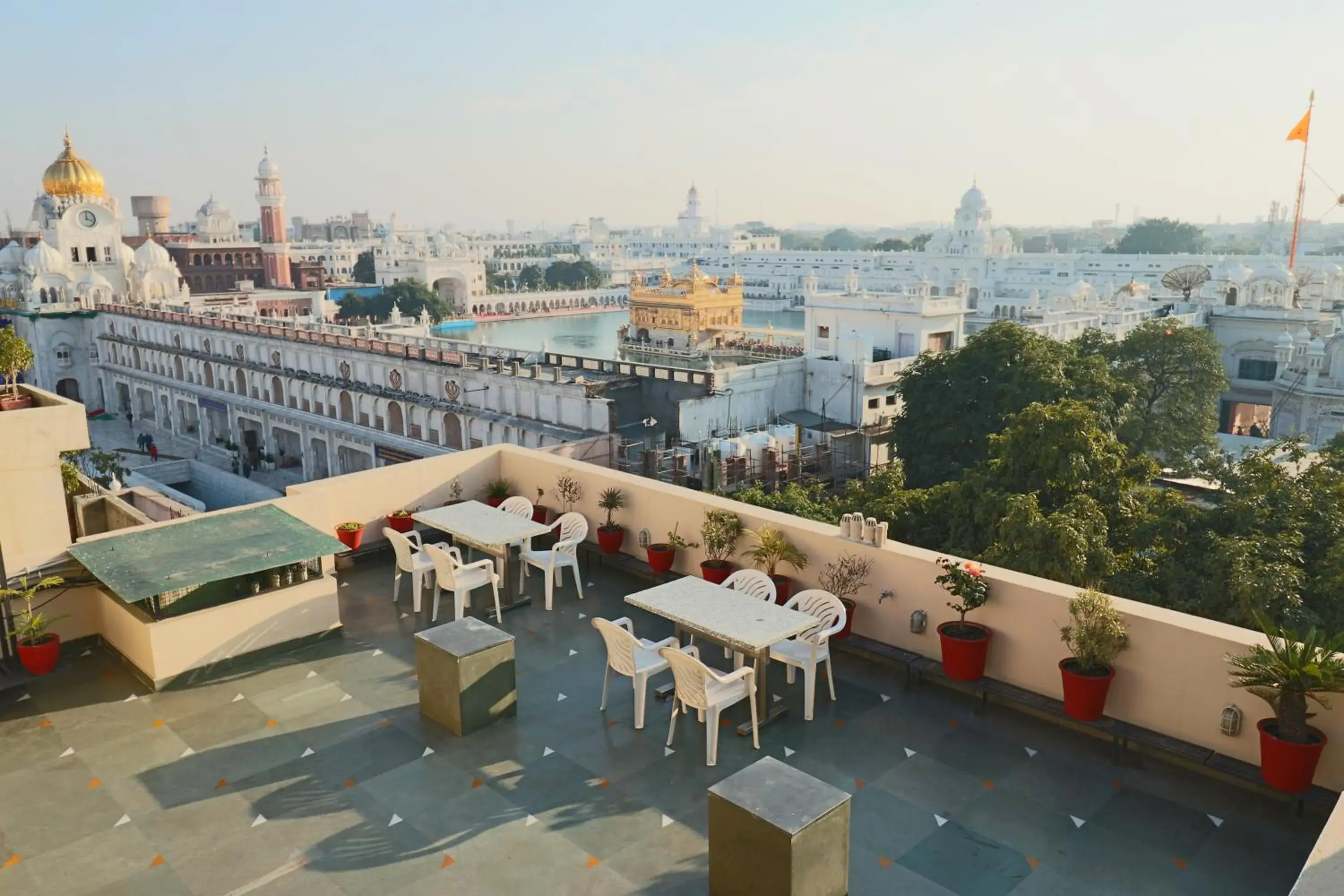 Balcony/Terrace in Hotel Sapphire Opposite Golden Temple