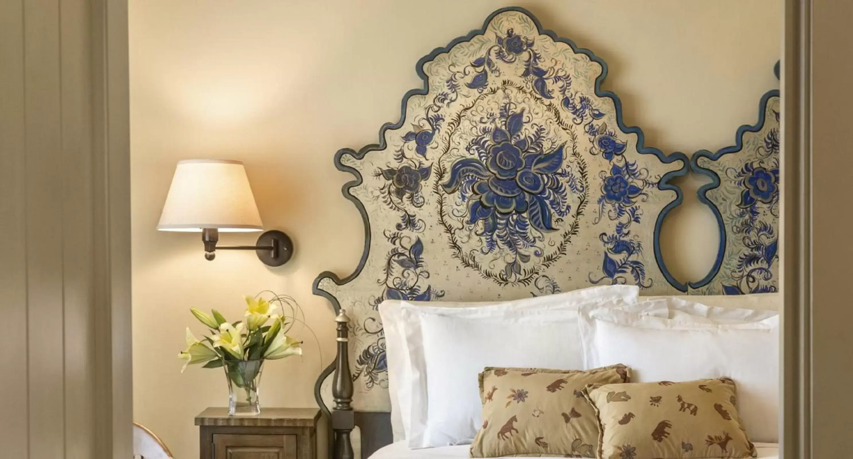 Bed in La Fonda on the Plaza Bed in La Fonda on the Plaza