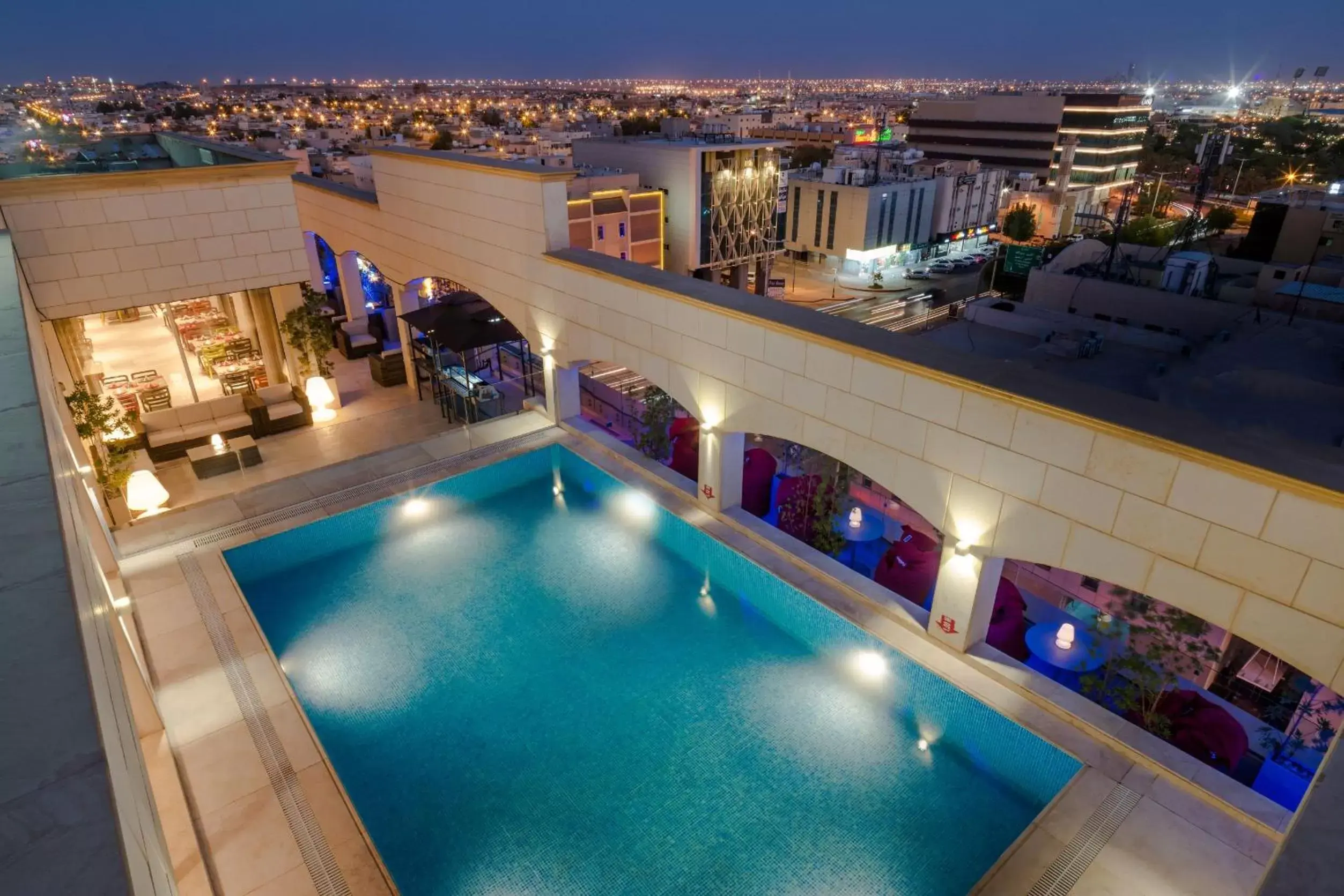 Pool View in IntercityHotel Riyadh Malaz